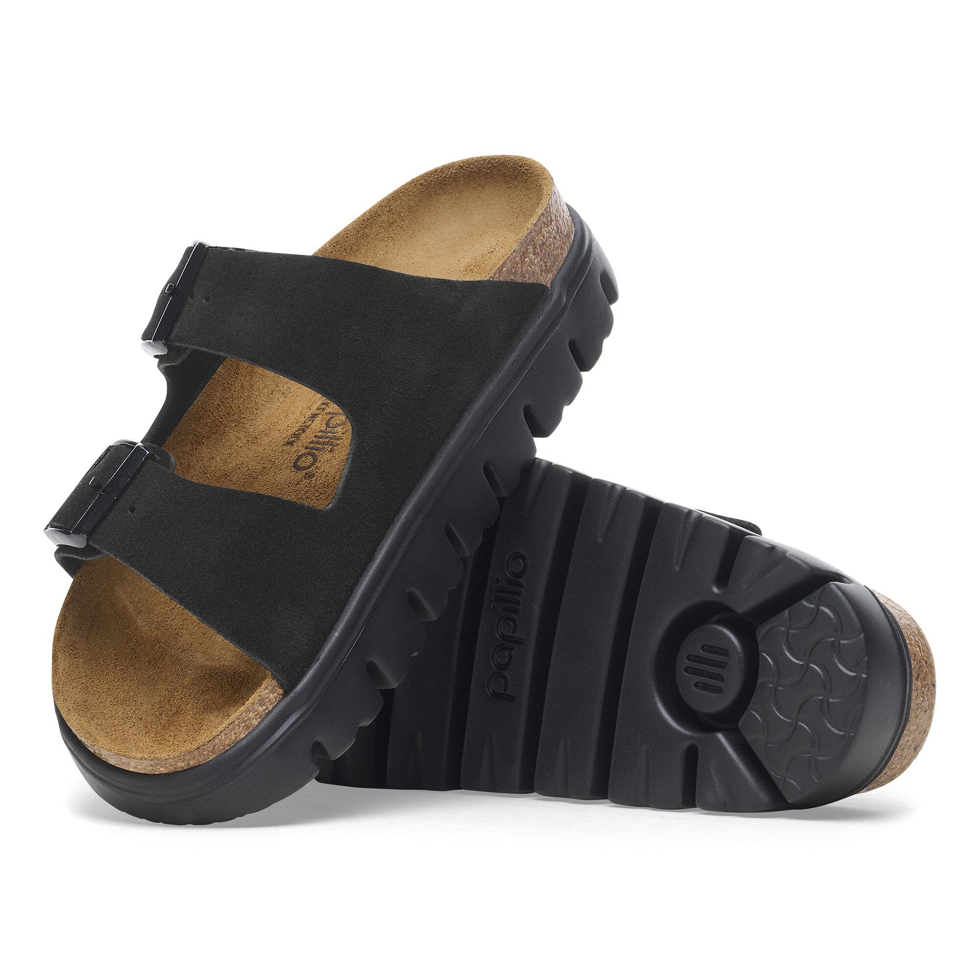 Birkenstock Arizona Chunky Suede - Black