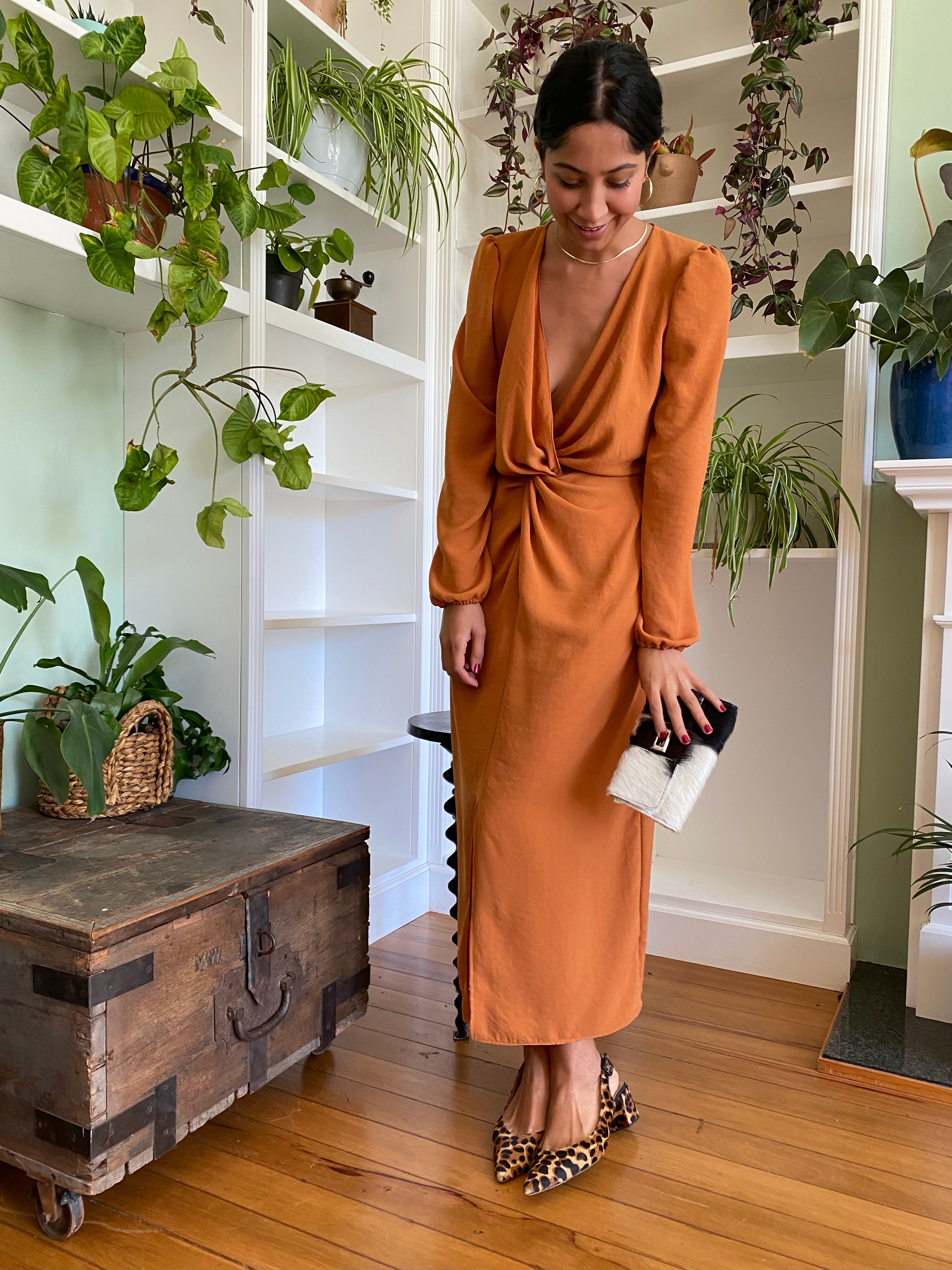 Knot Dress Long Sleeve