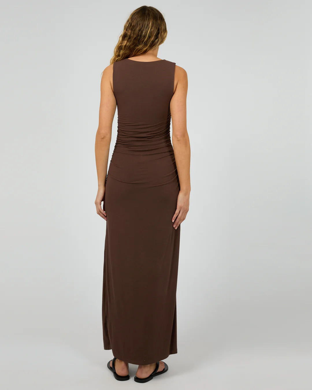 Evie Ruched Maxi Dress