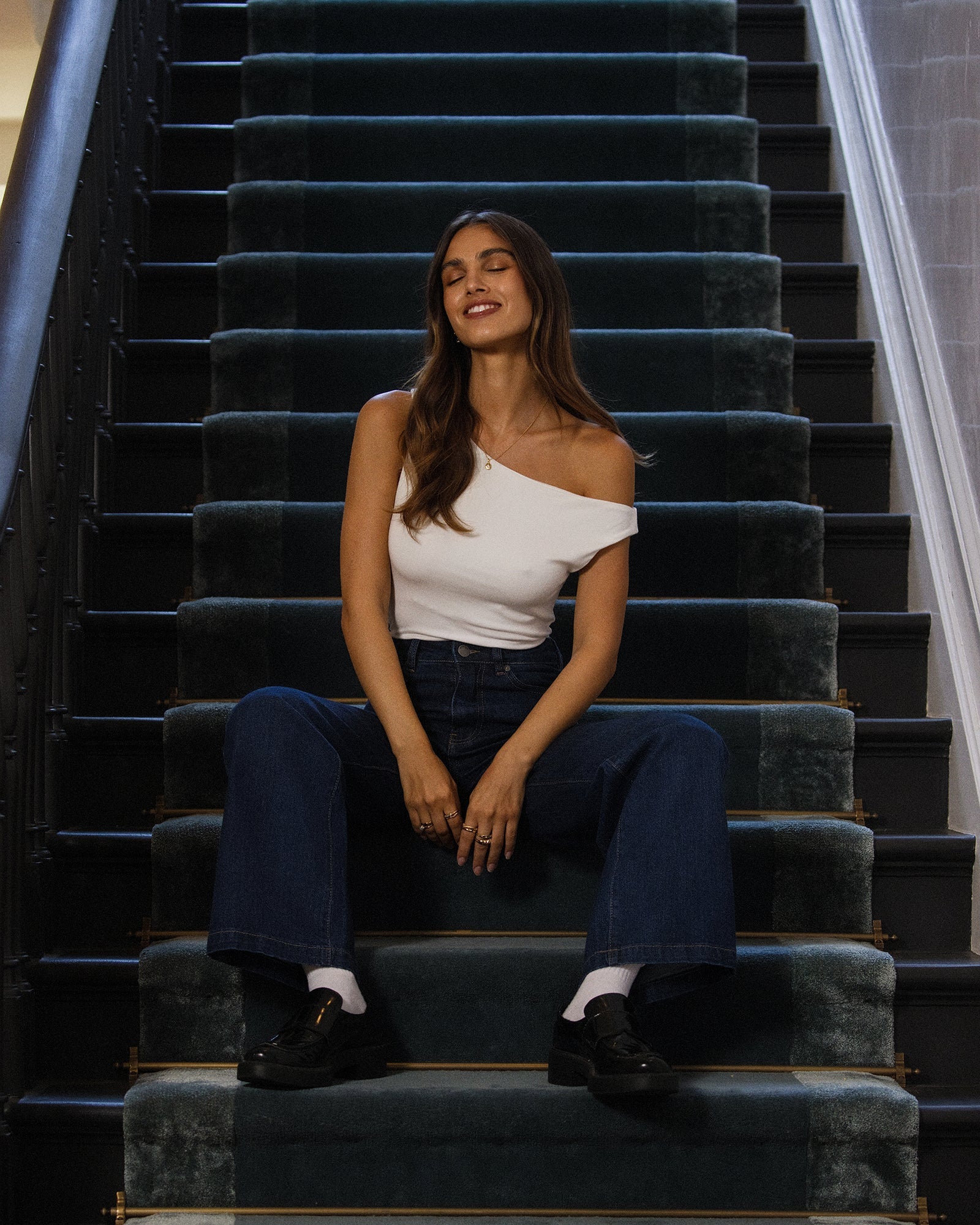 Kylie Off Shoulder Top - Ivory