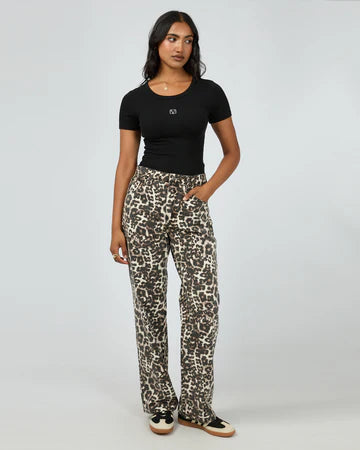 Mikaela Leopard Jean