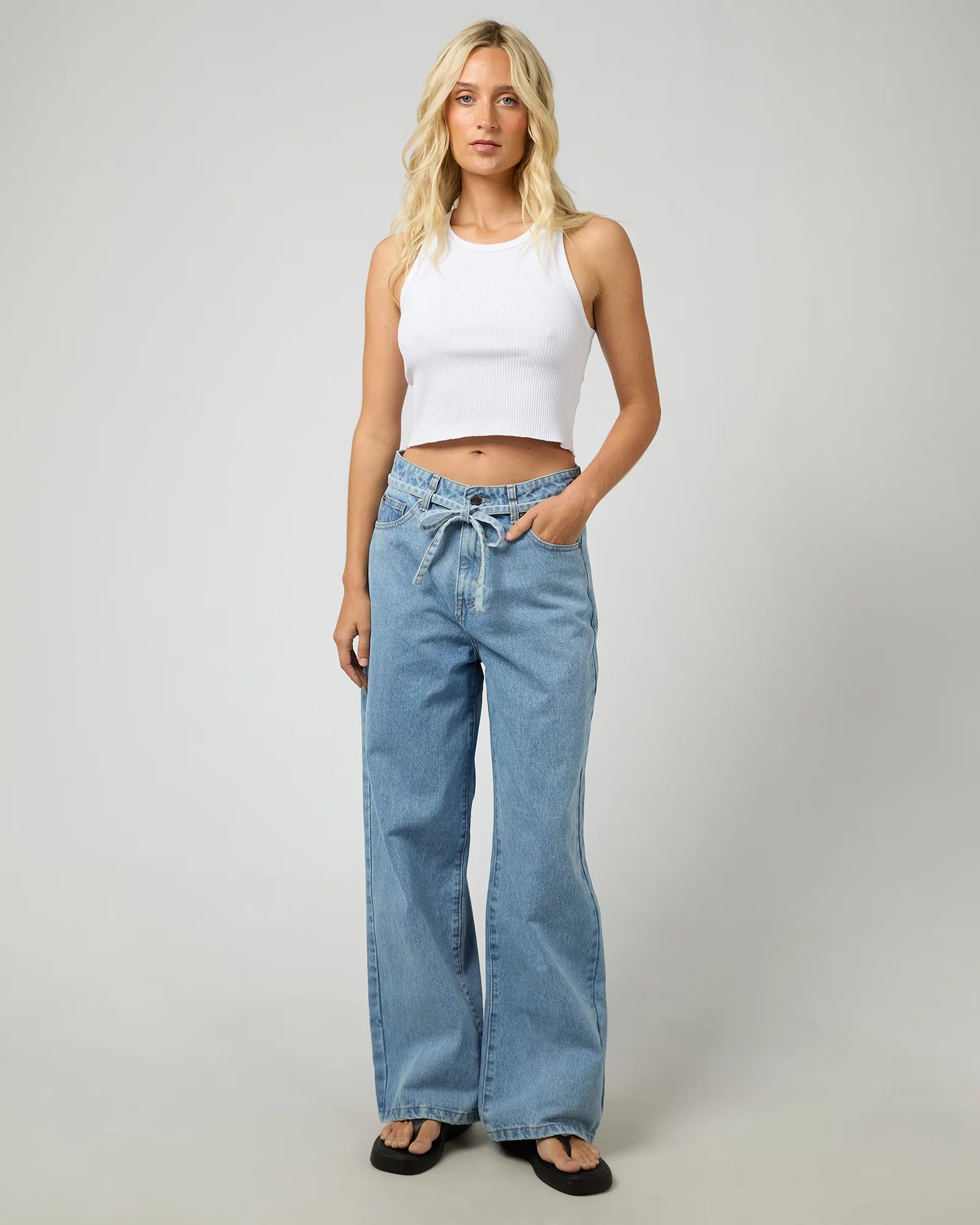 Gia High Rise Baggy Jean