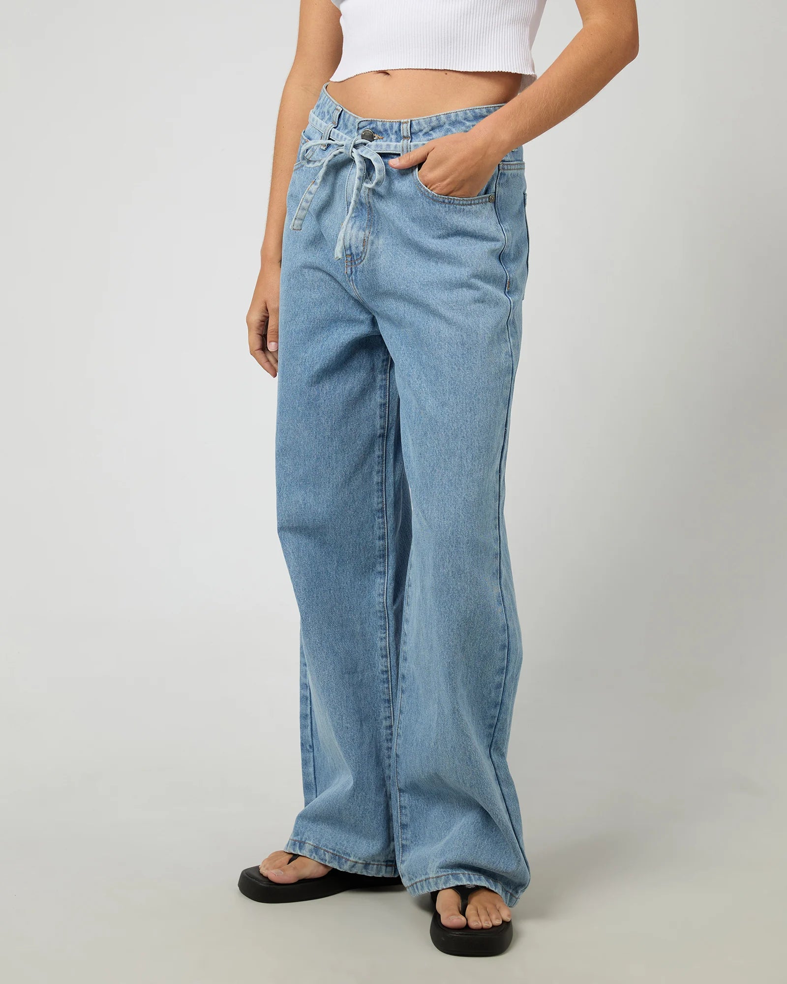 Gia High Rise Baggy Jean