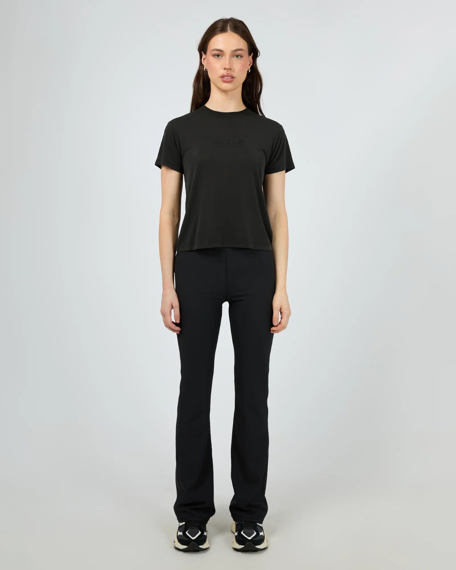 Rib Flare Pants