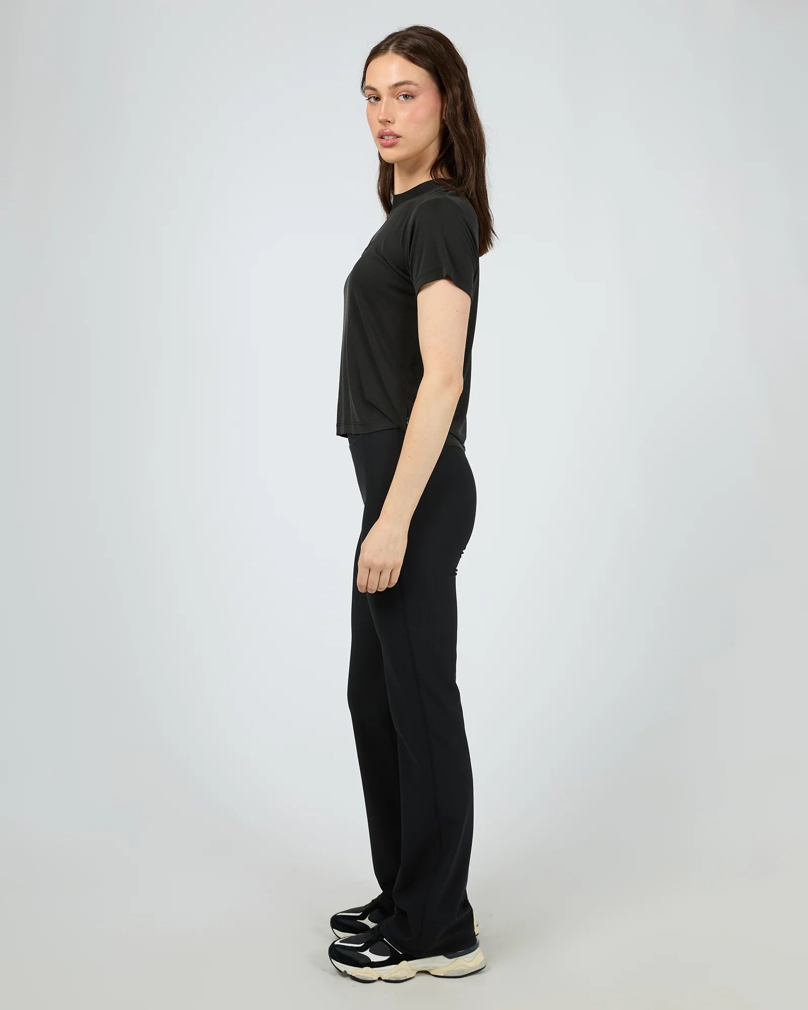Rib Flare Pants