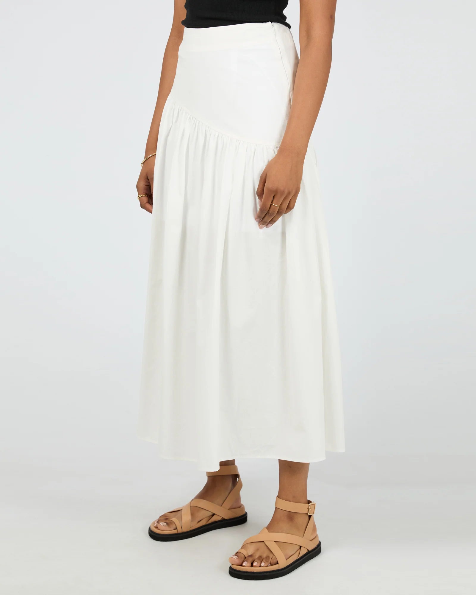 Essential Asym Maxi Skirt