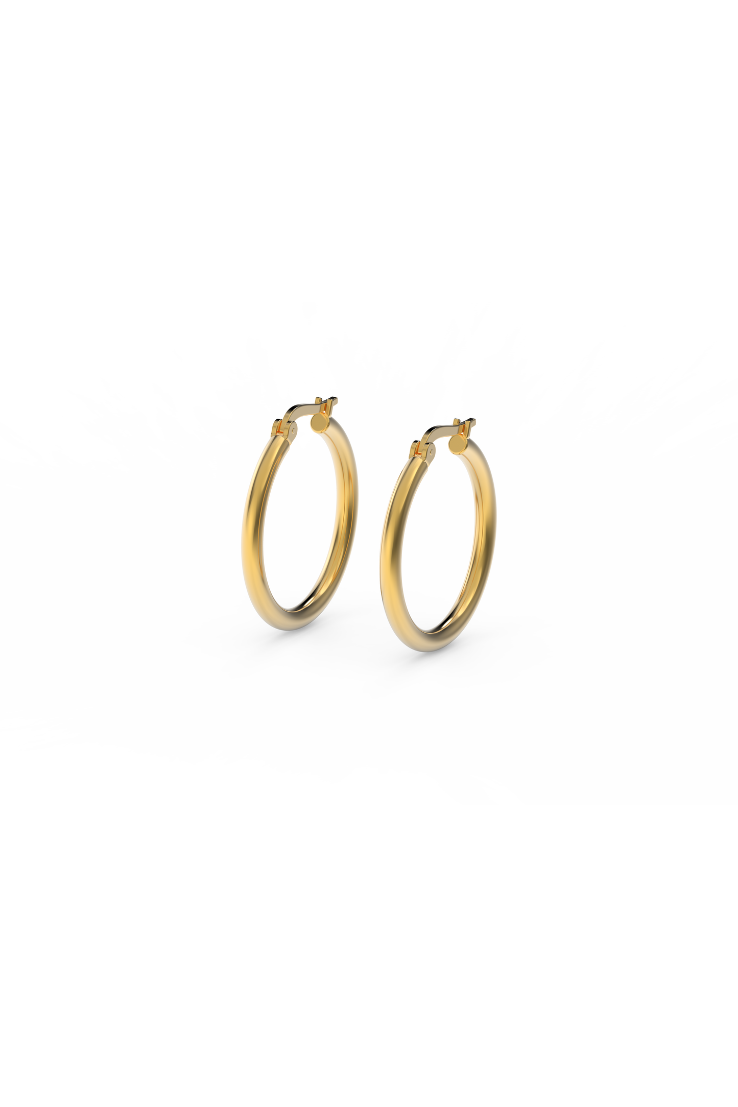 9ct Yellow gold hoops