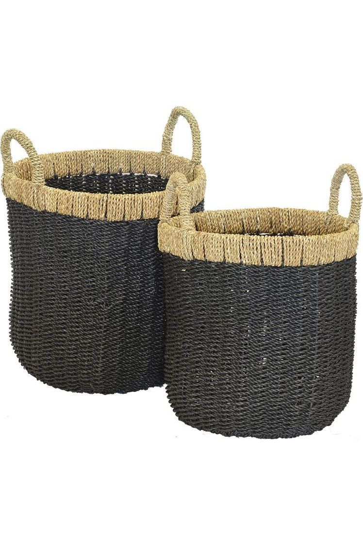 Basket hemp - black/natural