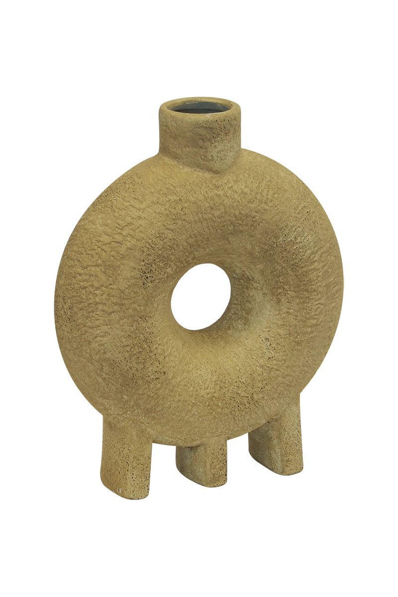 Ceramic donut vase
