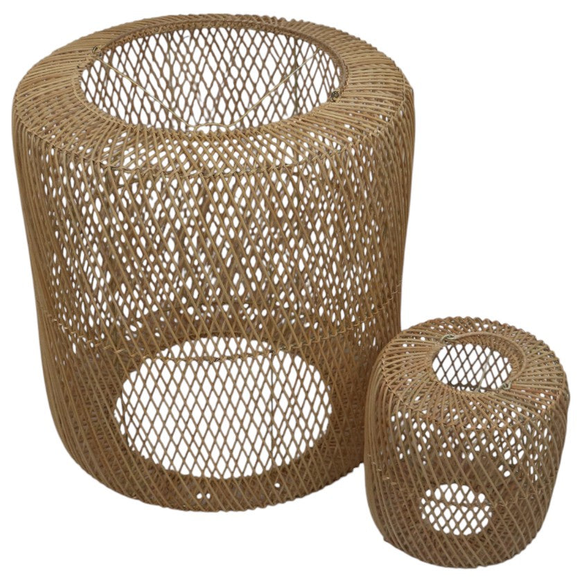 Rattan Drum Lampshade