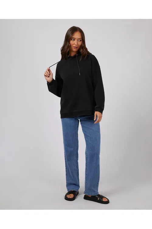 ST Oversized Hoody -  Washed Black