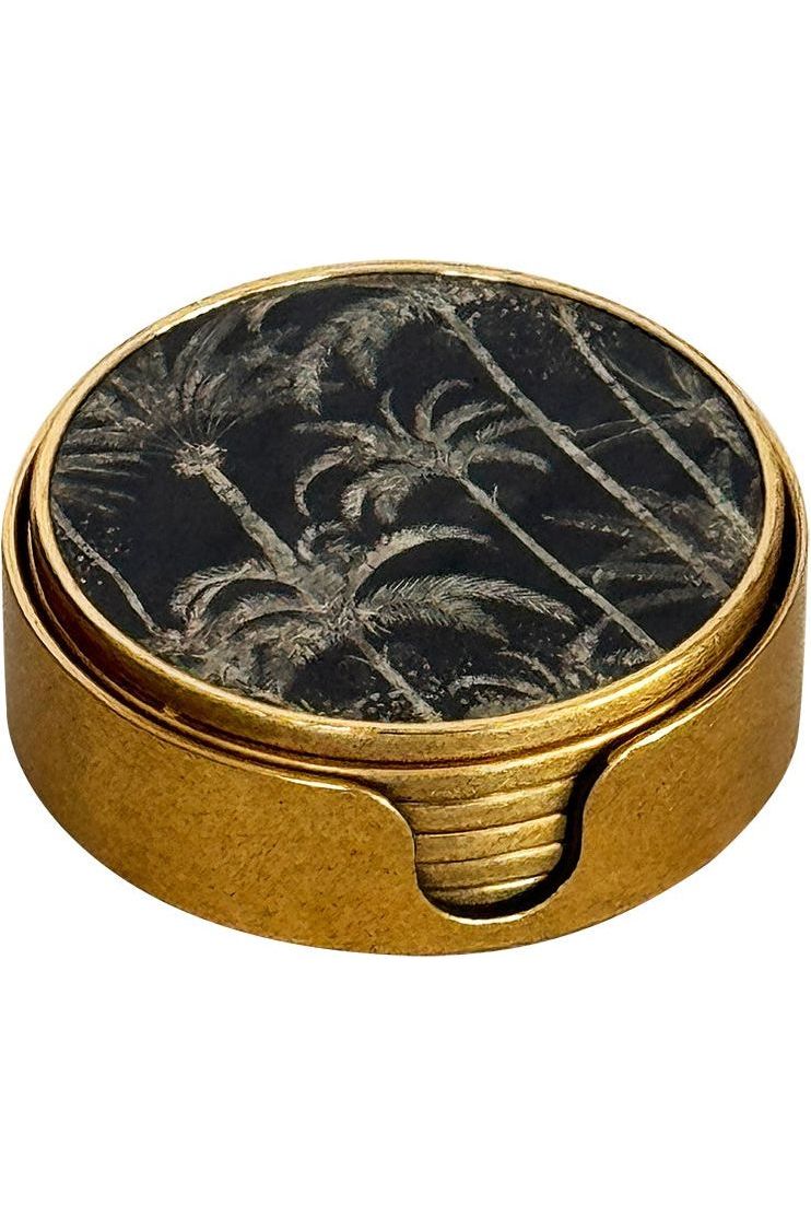 Coaster - Palm Trees Black