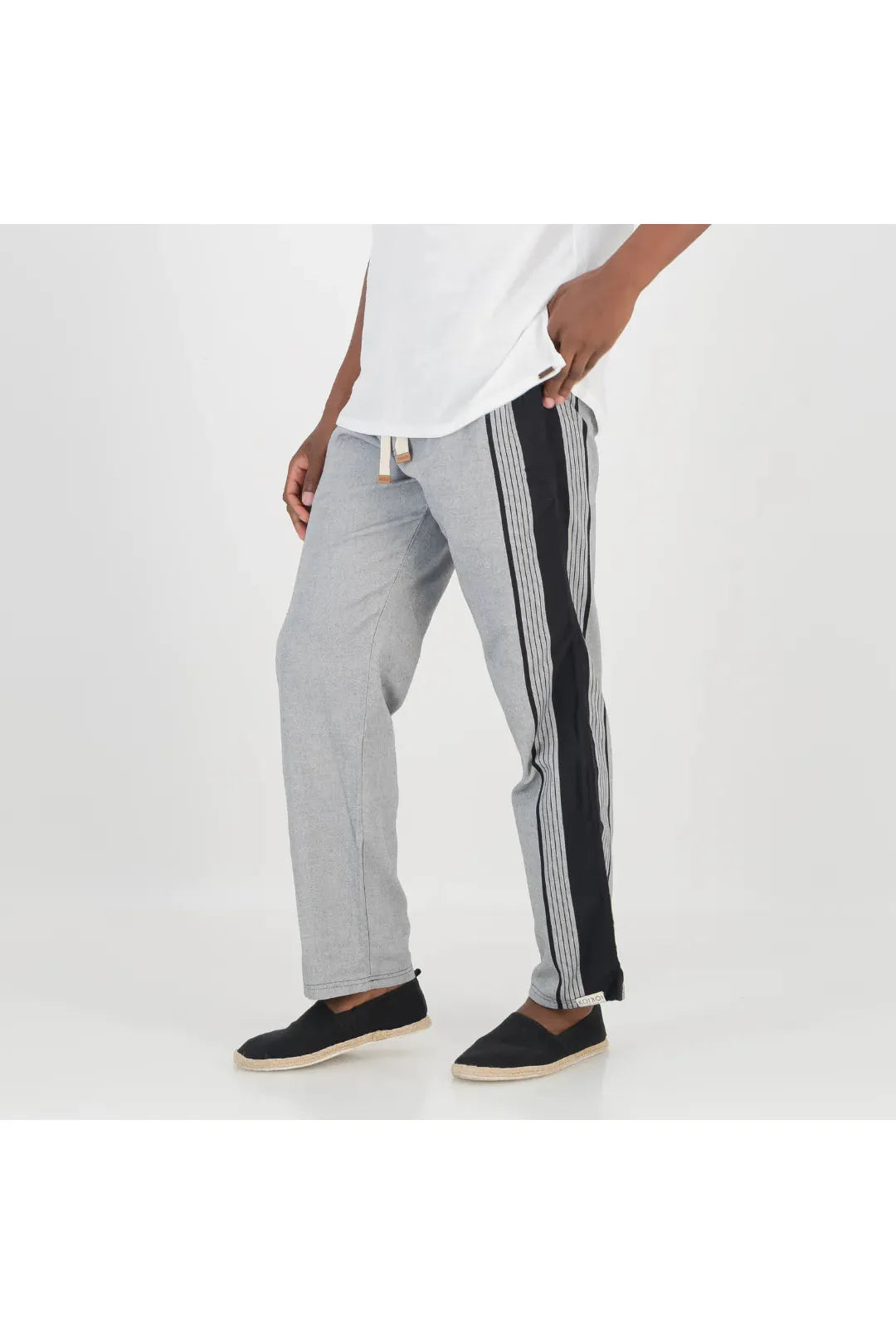 Tailored Fit Trousers - black & grey