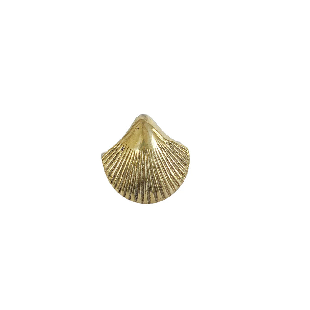 Napkin Ring Shell - Brass