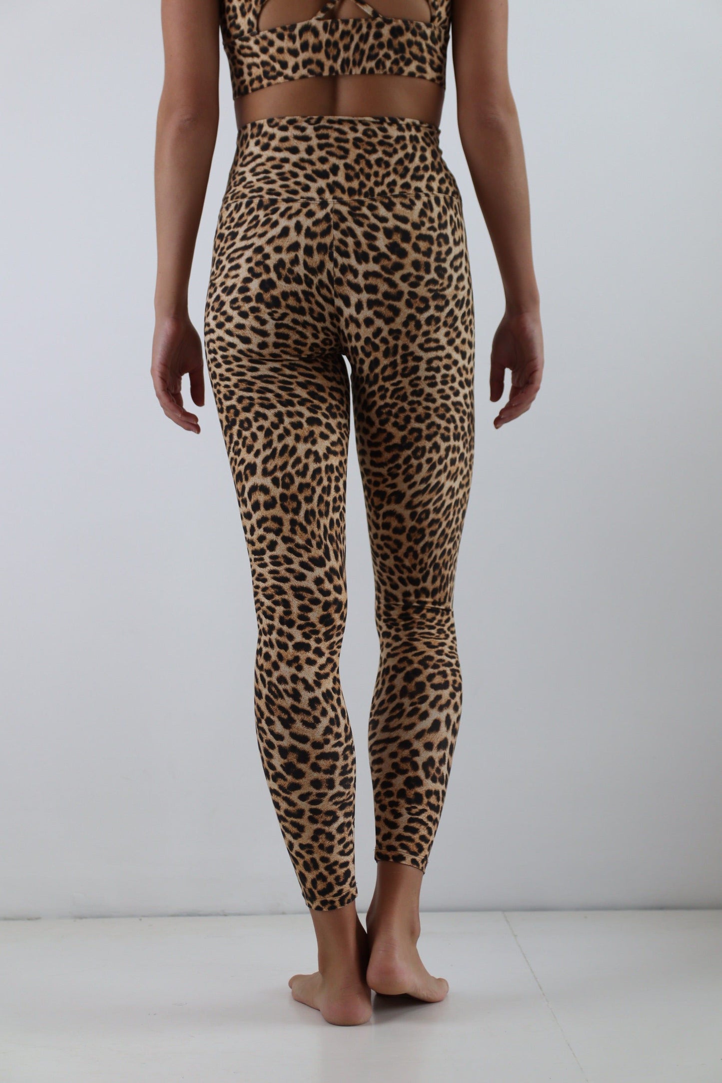 Fit leggings skinny - leopard