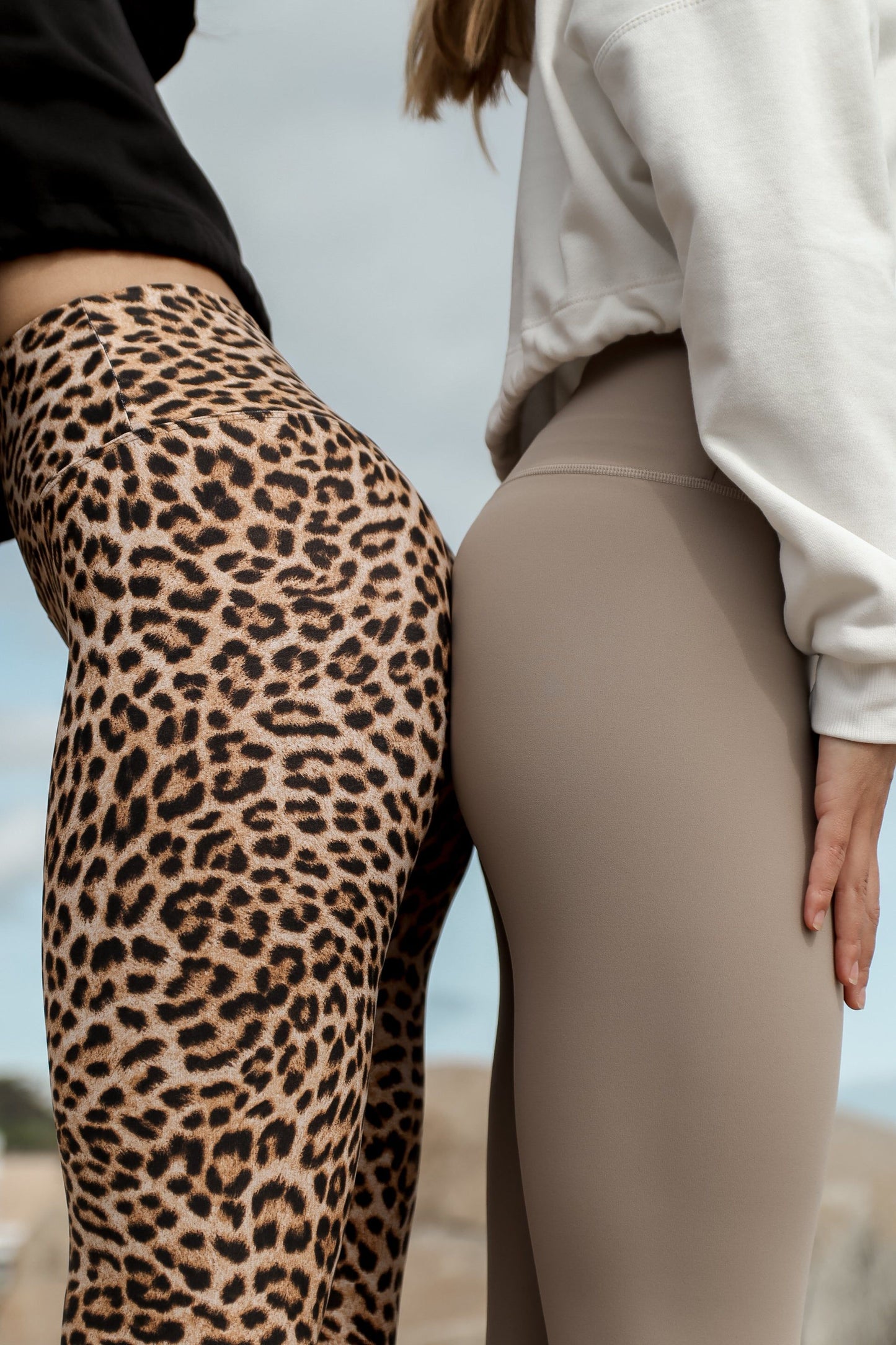Fit leggings skinny - leopard