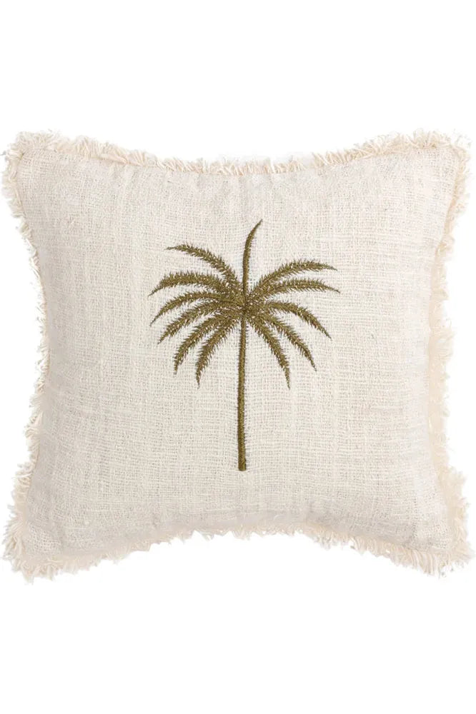 Cotton Cushion Long - Palm