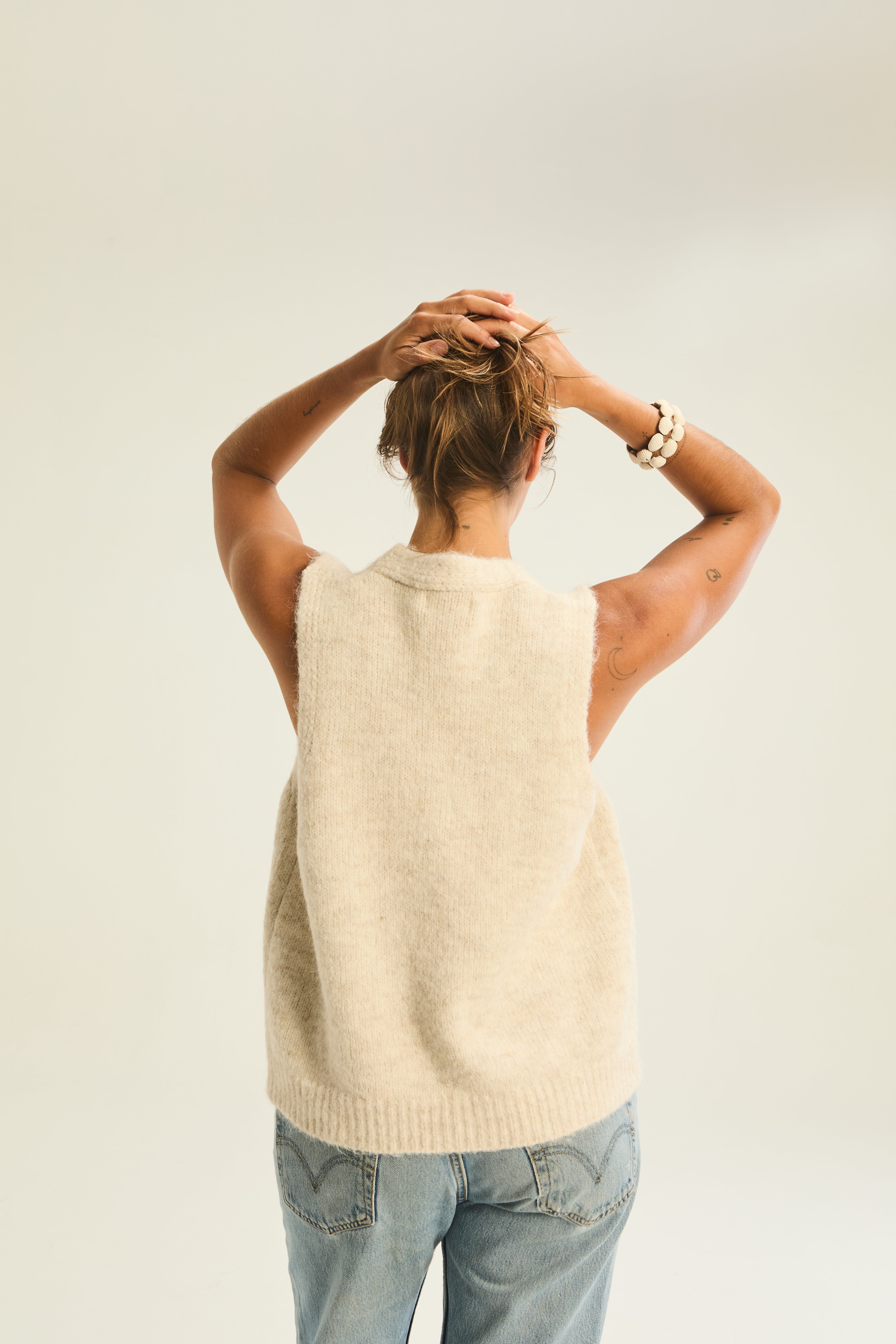 Ravello Waistcoat - Oat