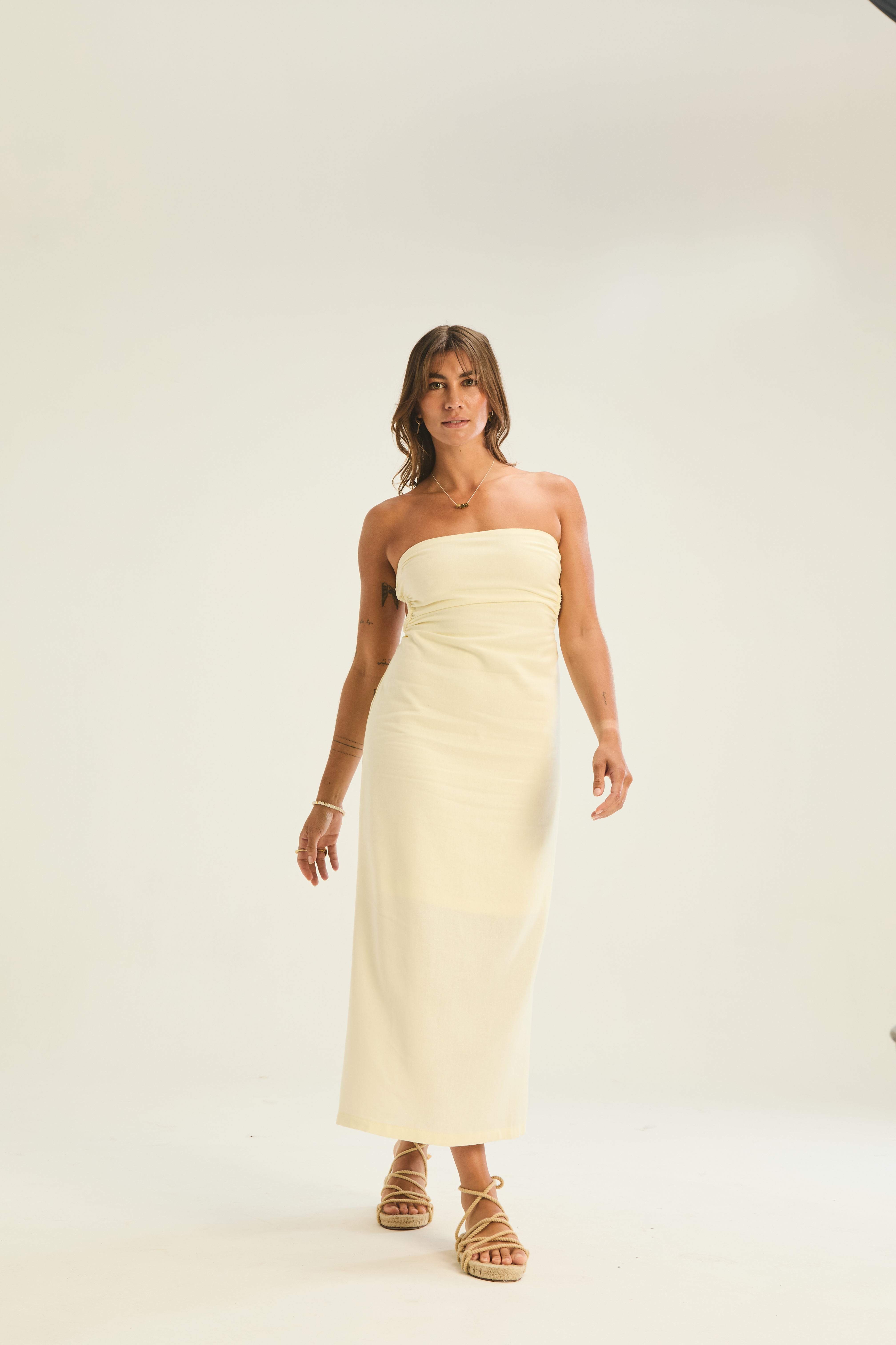 Havana Boobtube Dress - Maxi