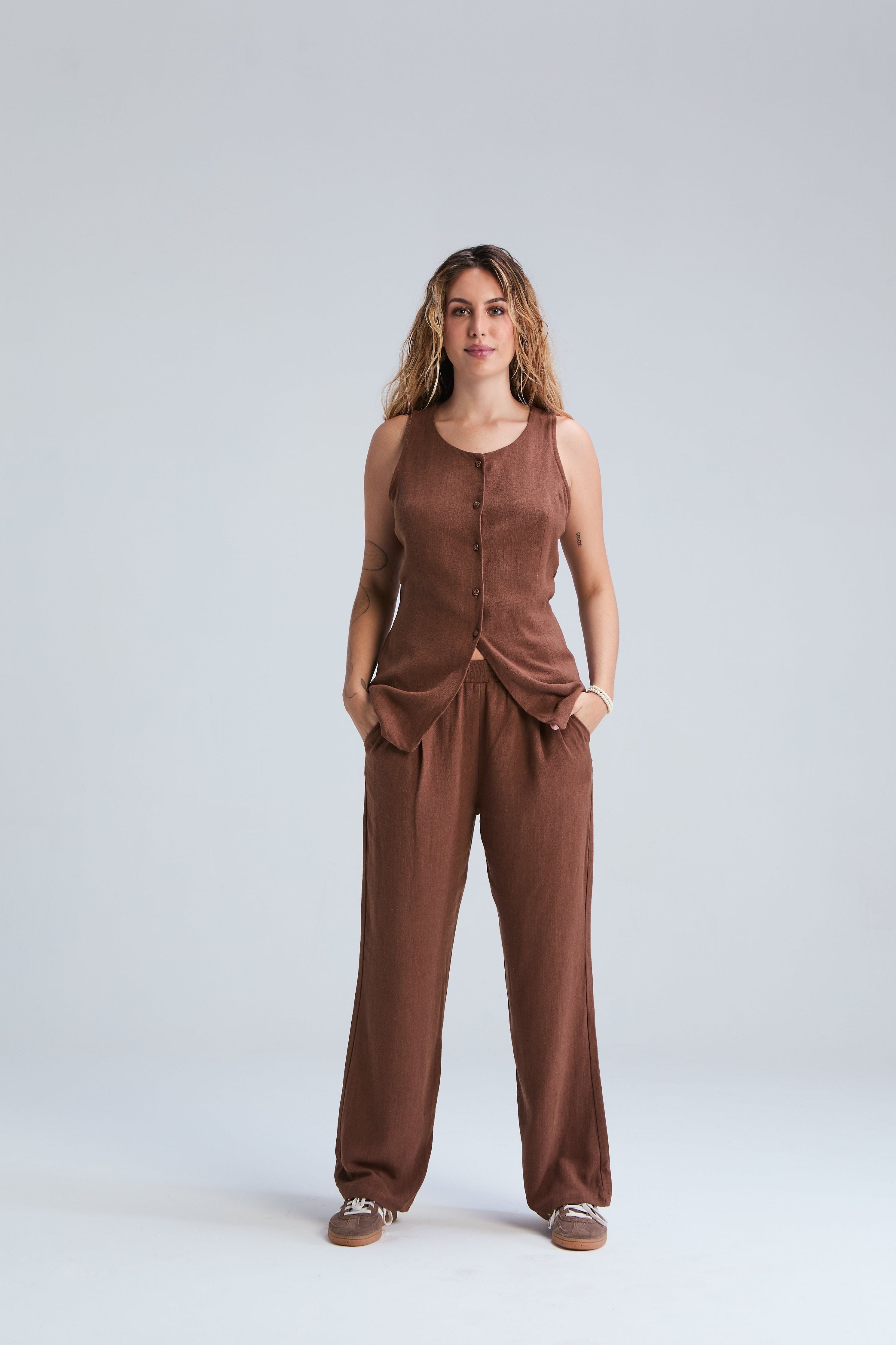Corfu Pants - Chocolate