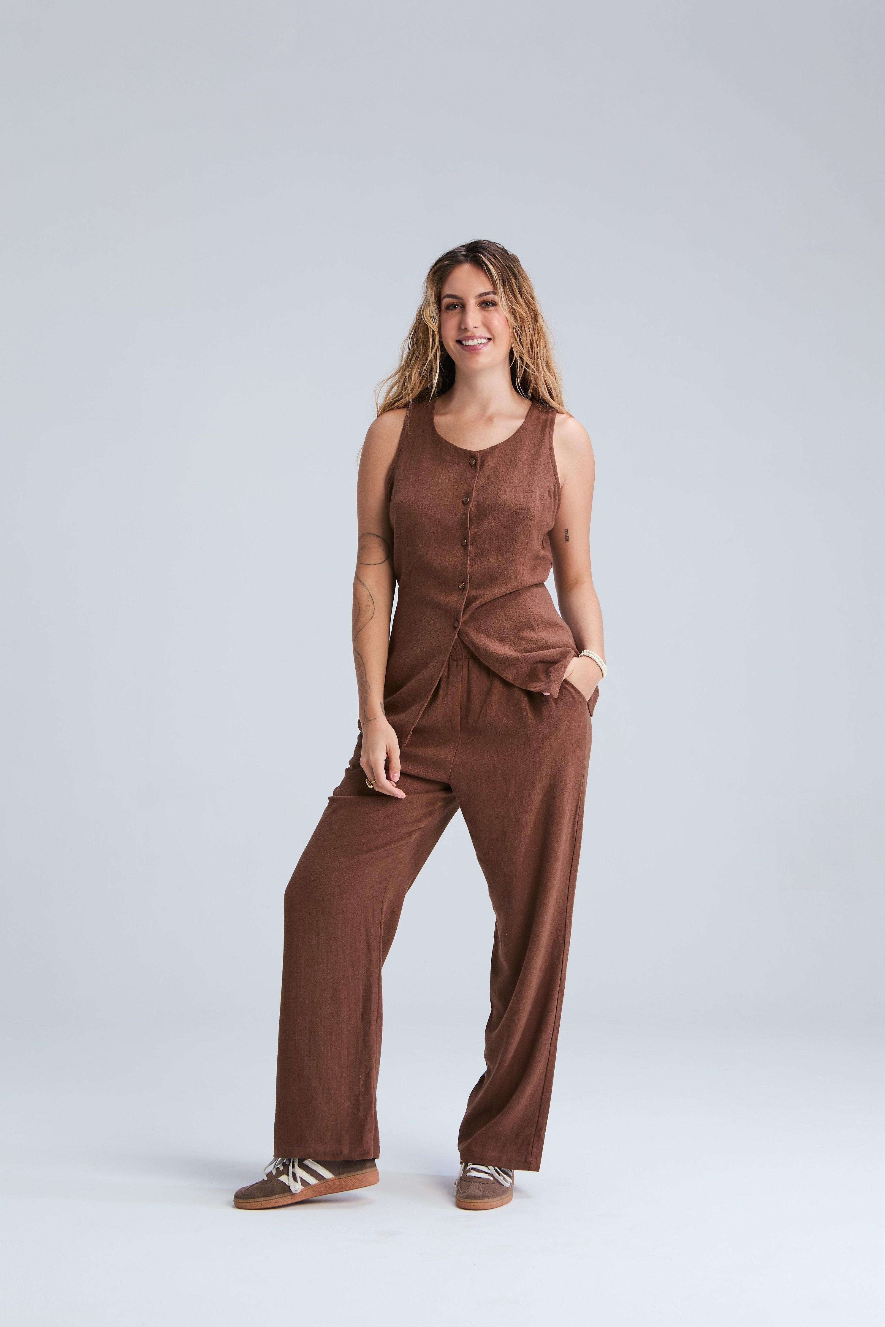 Corfu Pants - Chocolate
