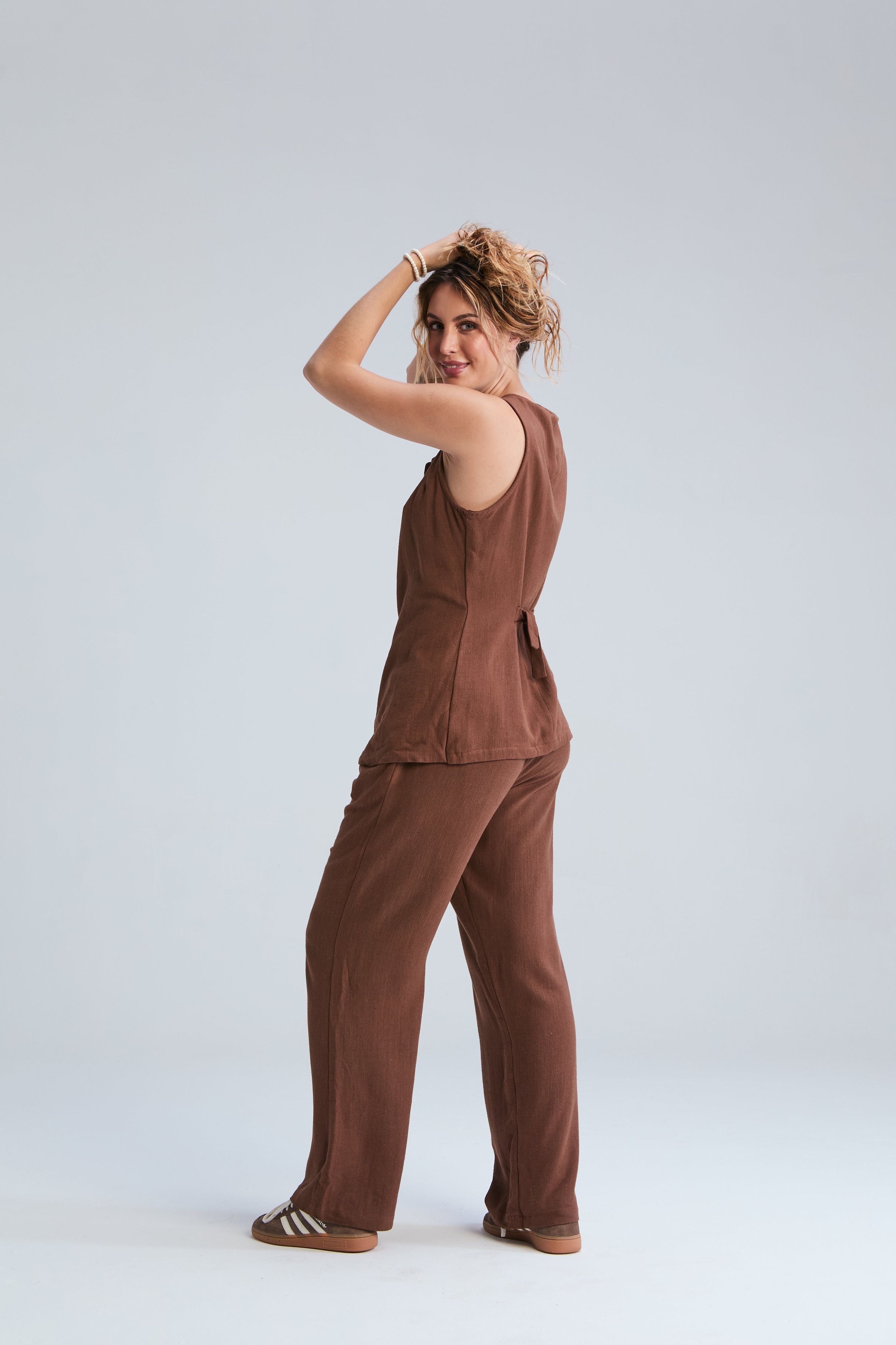 Corfu Pants - Chocolate
