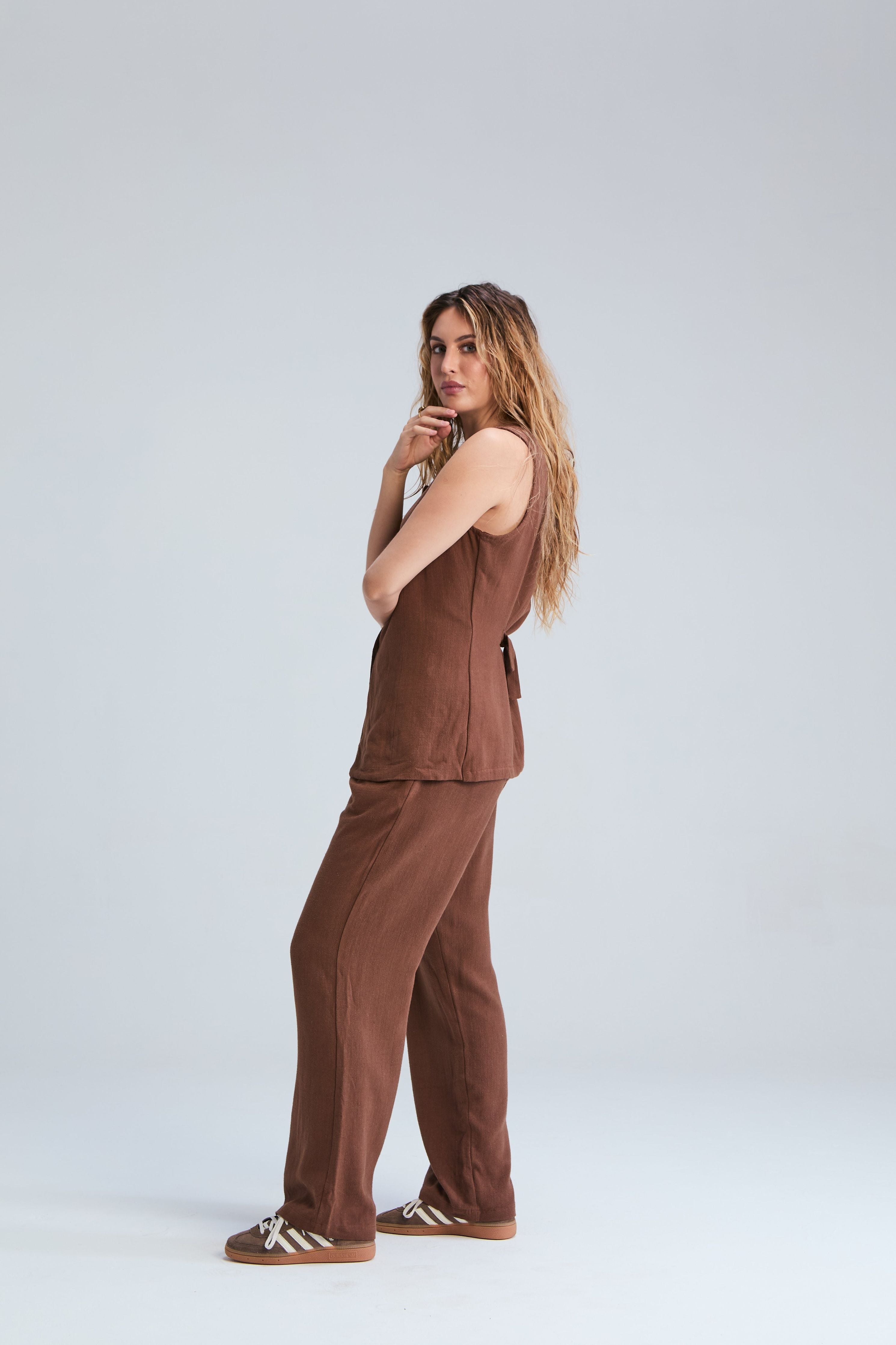 Corfu Pants - Chocolate