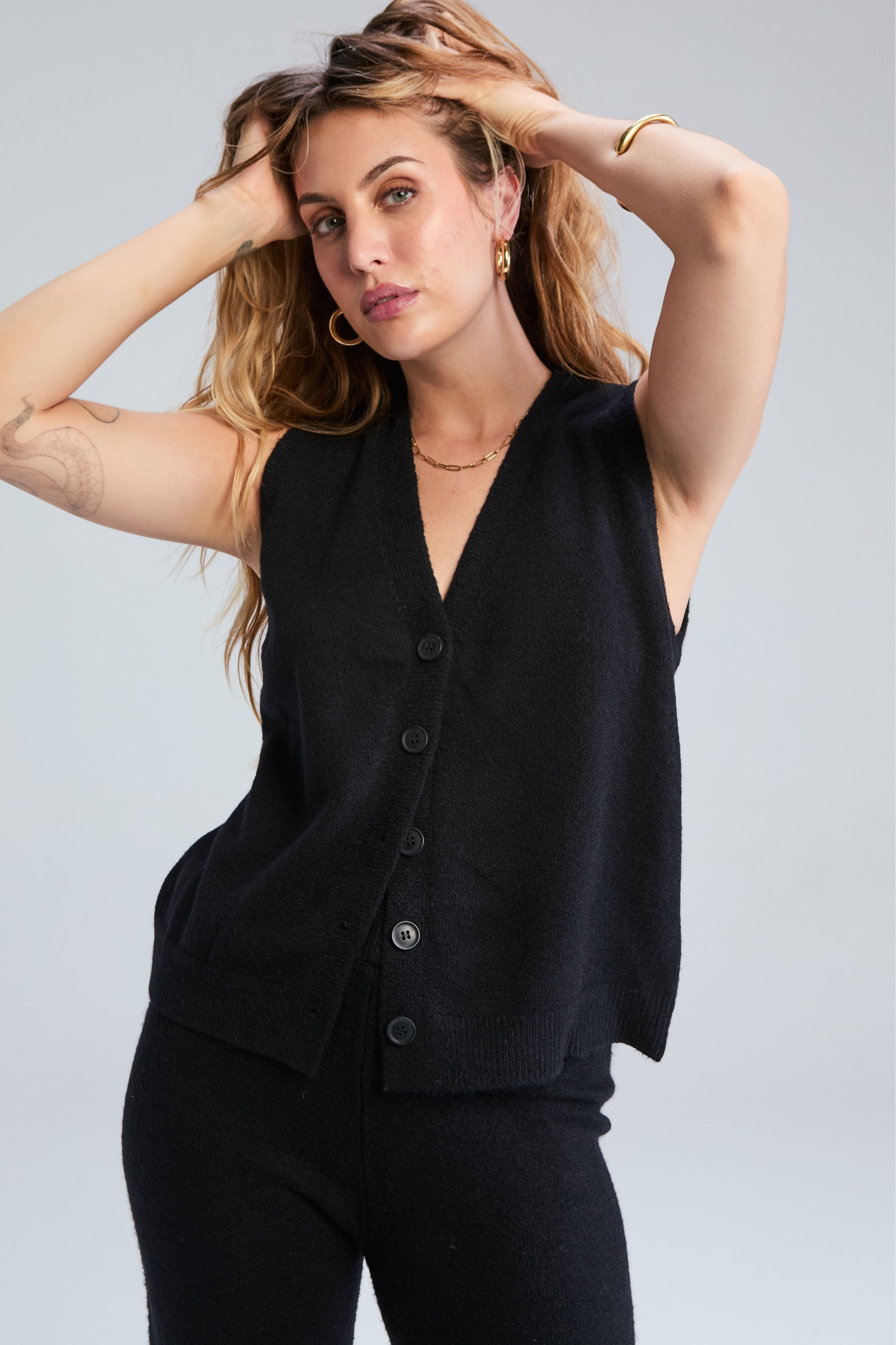 Ravello Waistcoat - Black