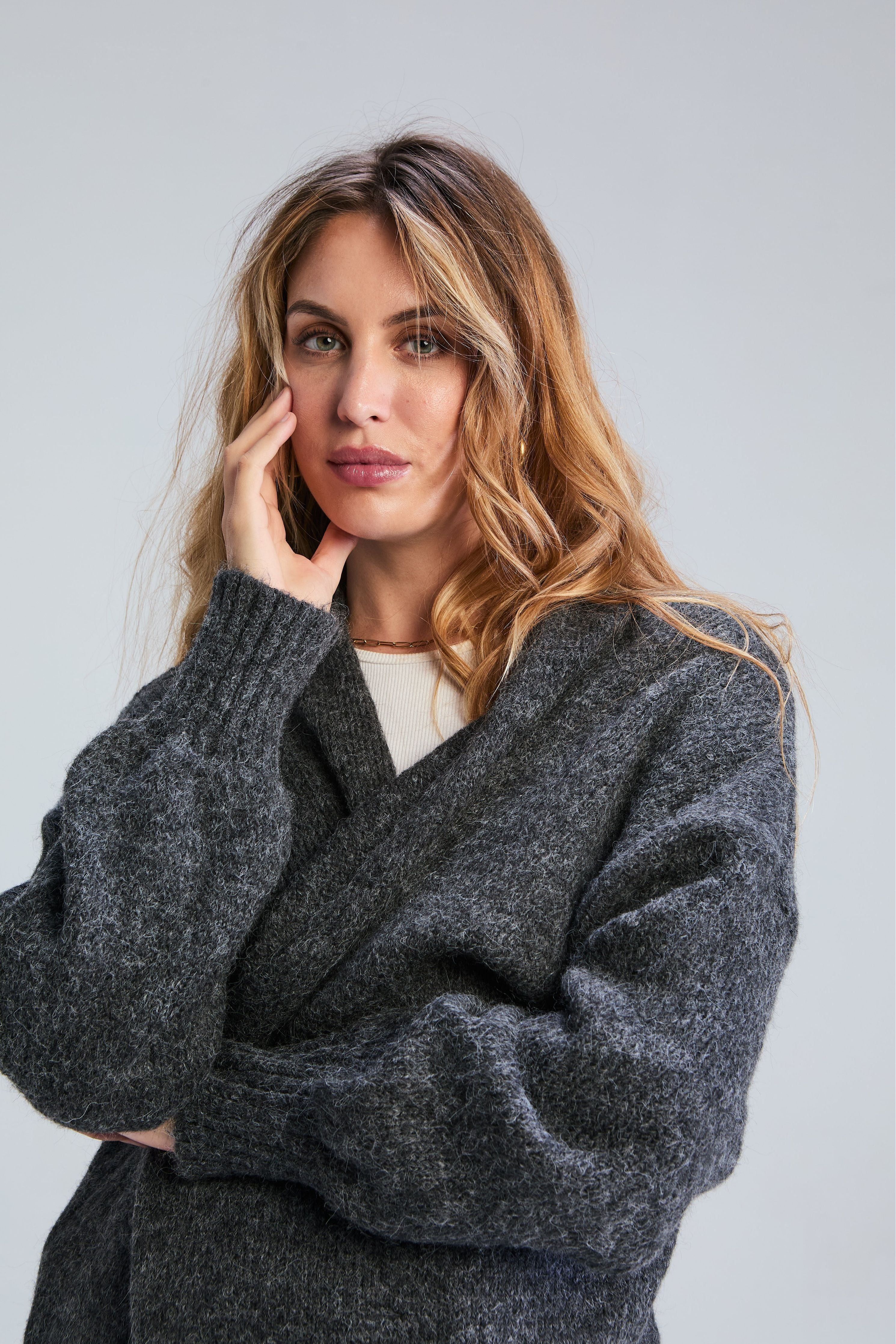 Oli Knit Cardi - Storm Grey