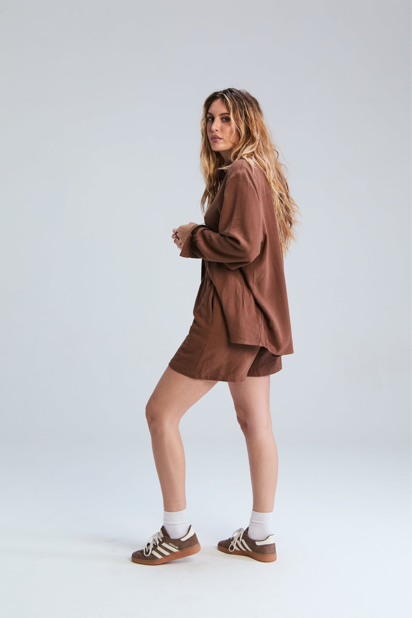 Corfu Shorts - Chocolate