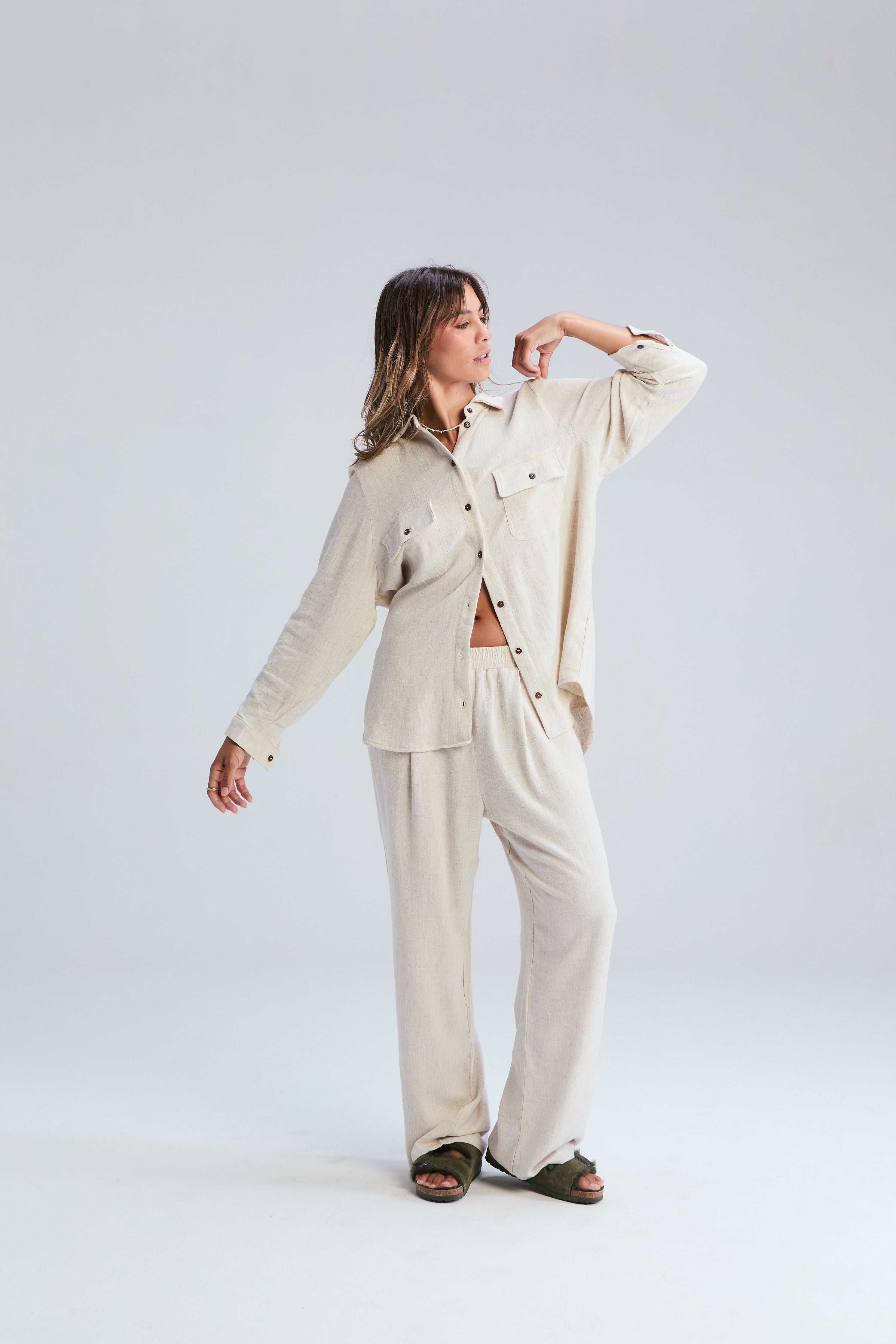 Corfu Pants - Stone