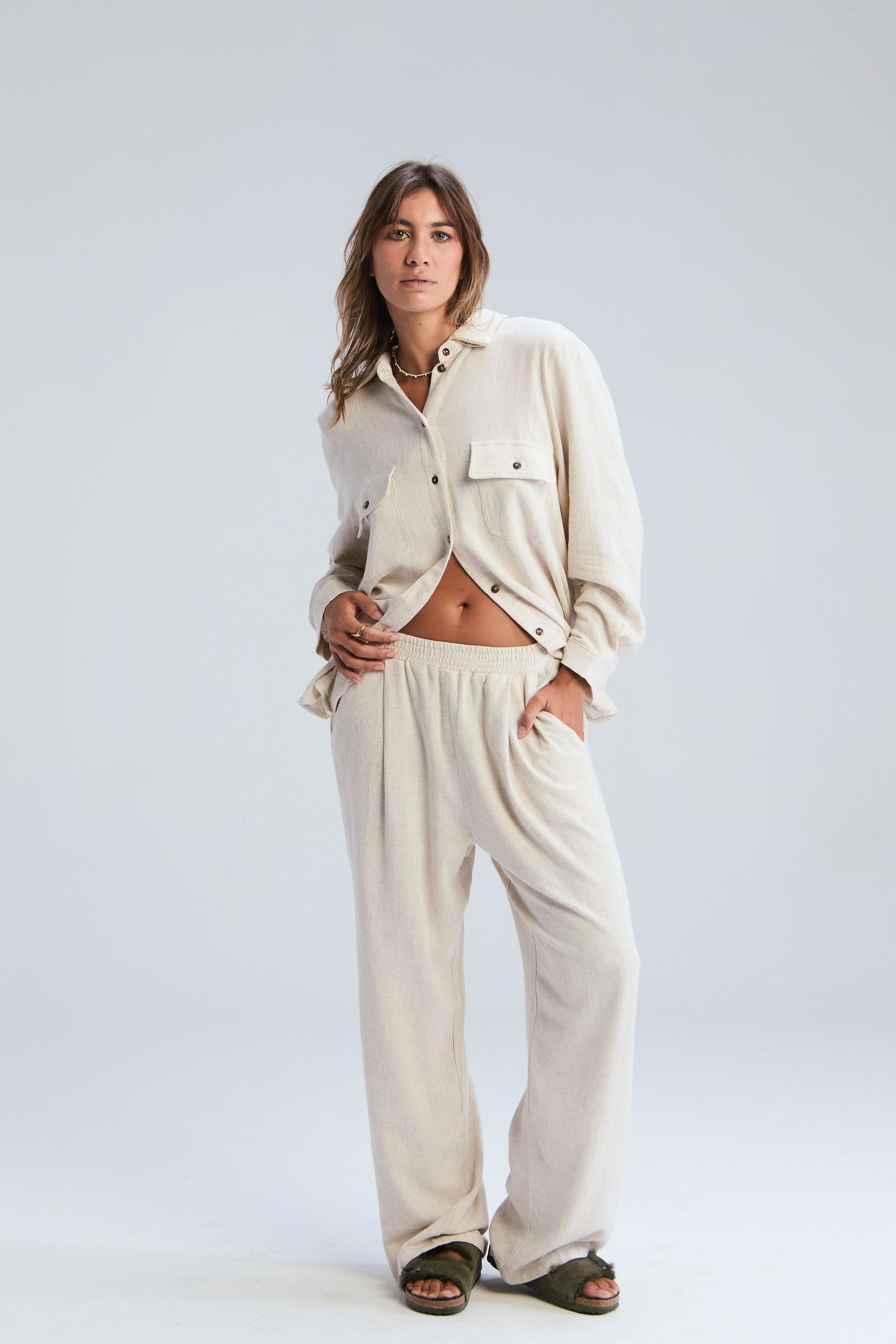 Corfu Pants - Stone