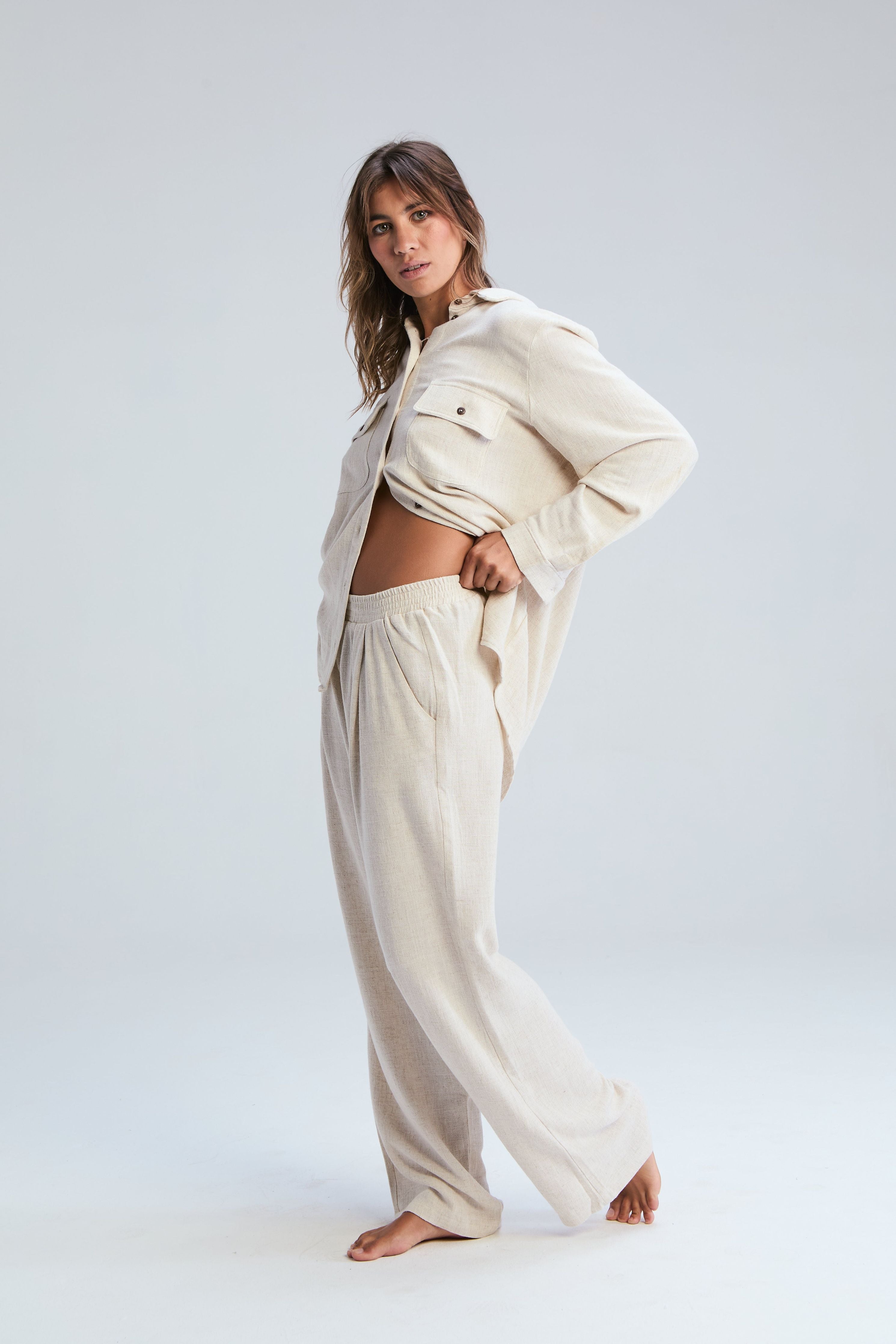 Corfu Pants - Stone