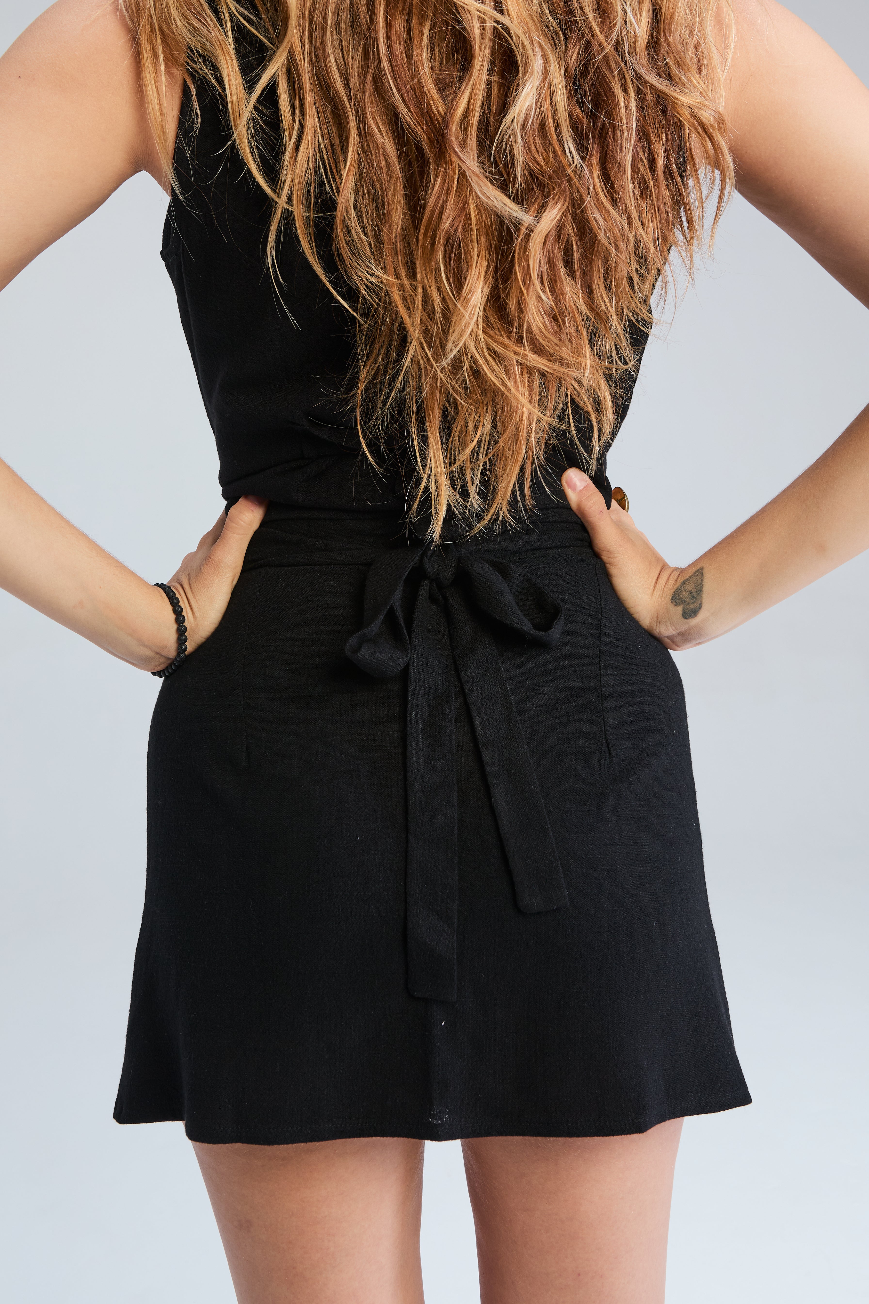 Cali Wrap Skirt - Black
