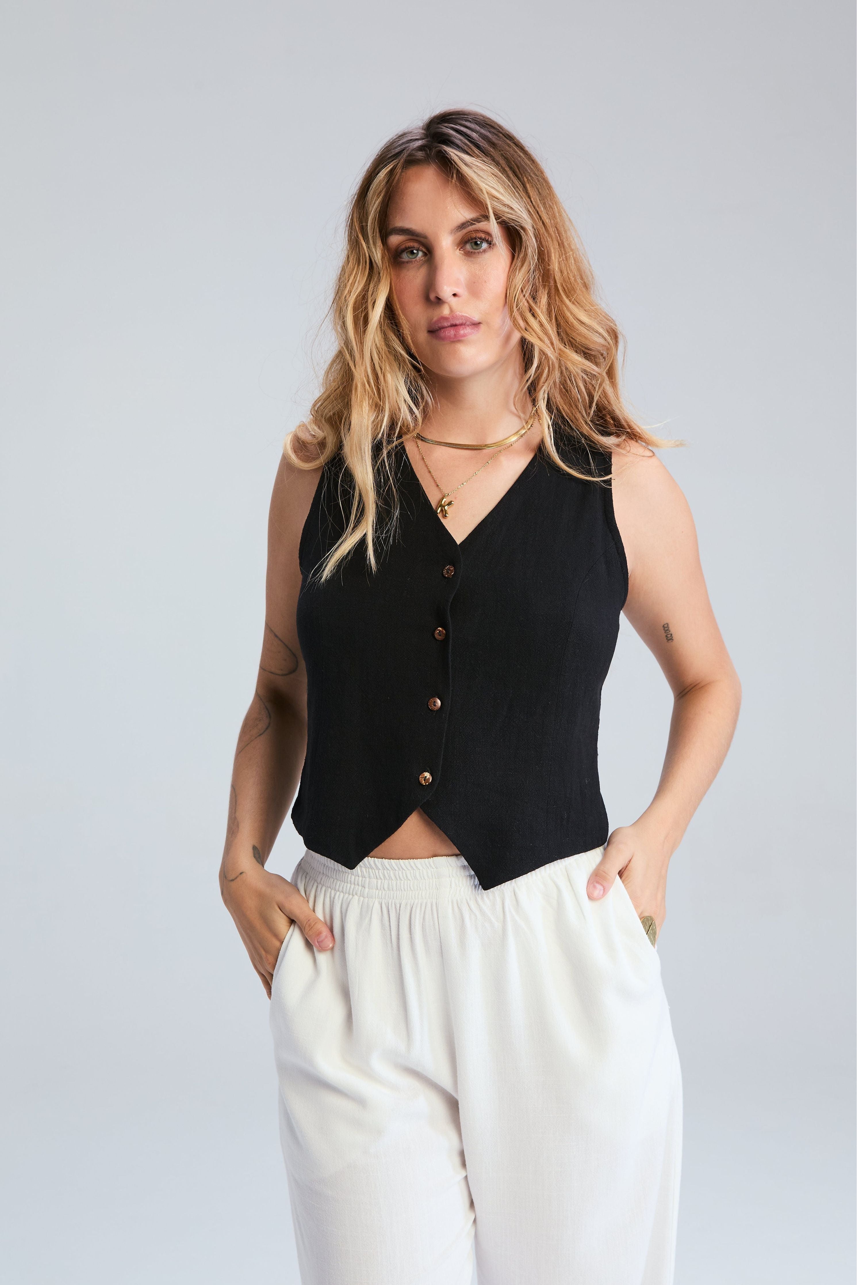 Corfu Pants - Ivory