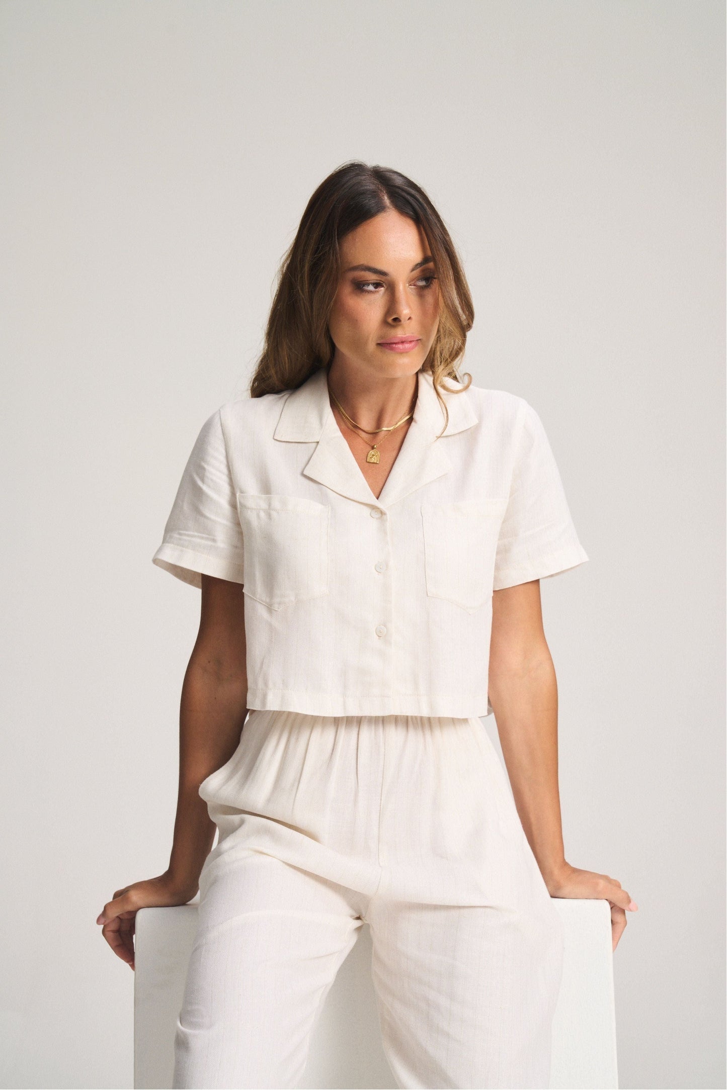 Majorca Cropped Shirt