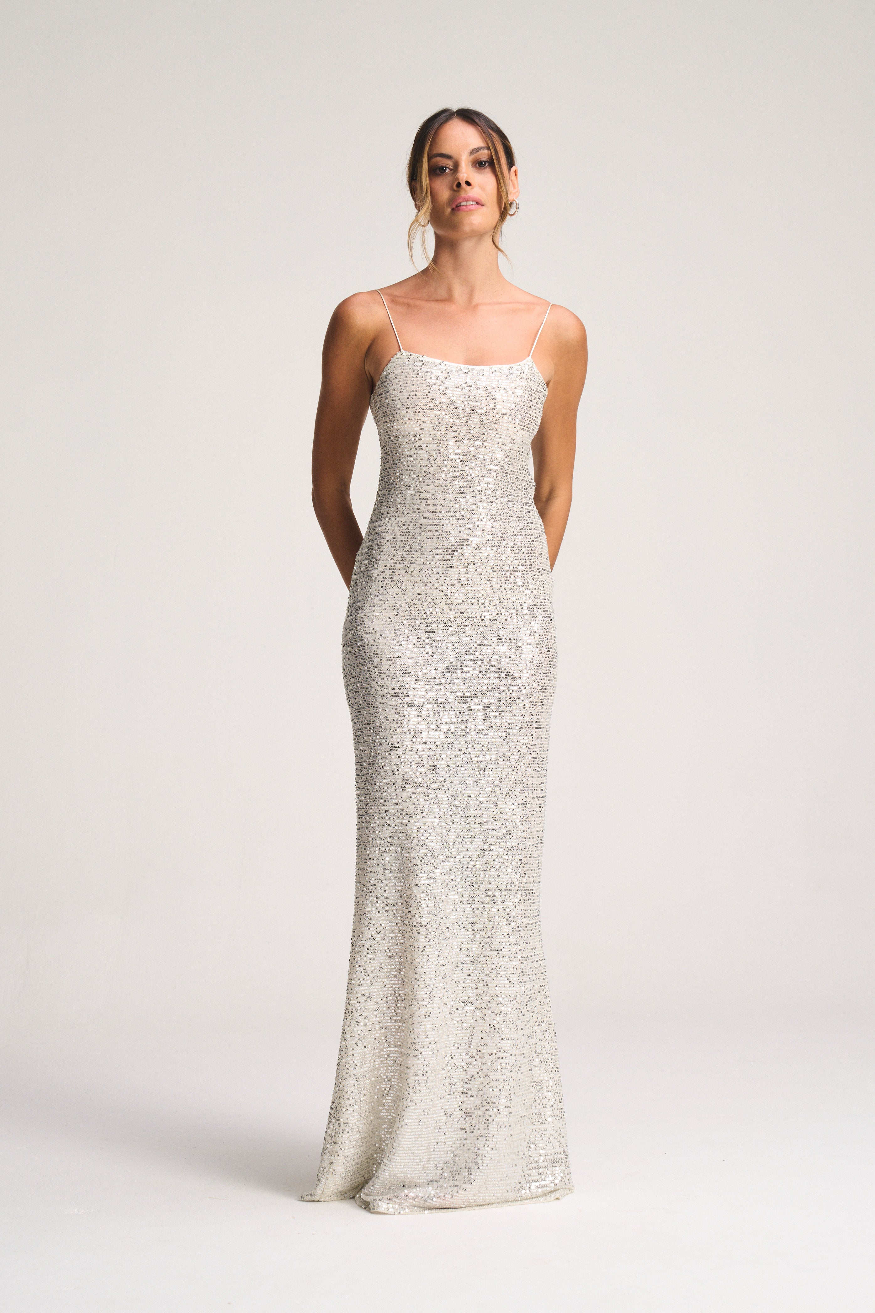Blanco Dress - Silver