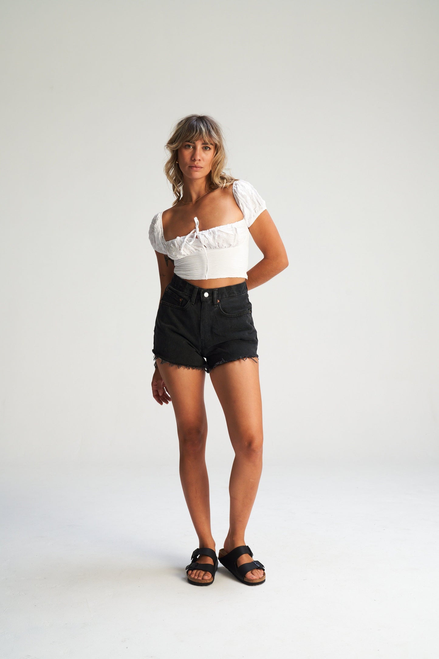 Magnolia top - white