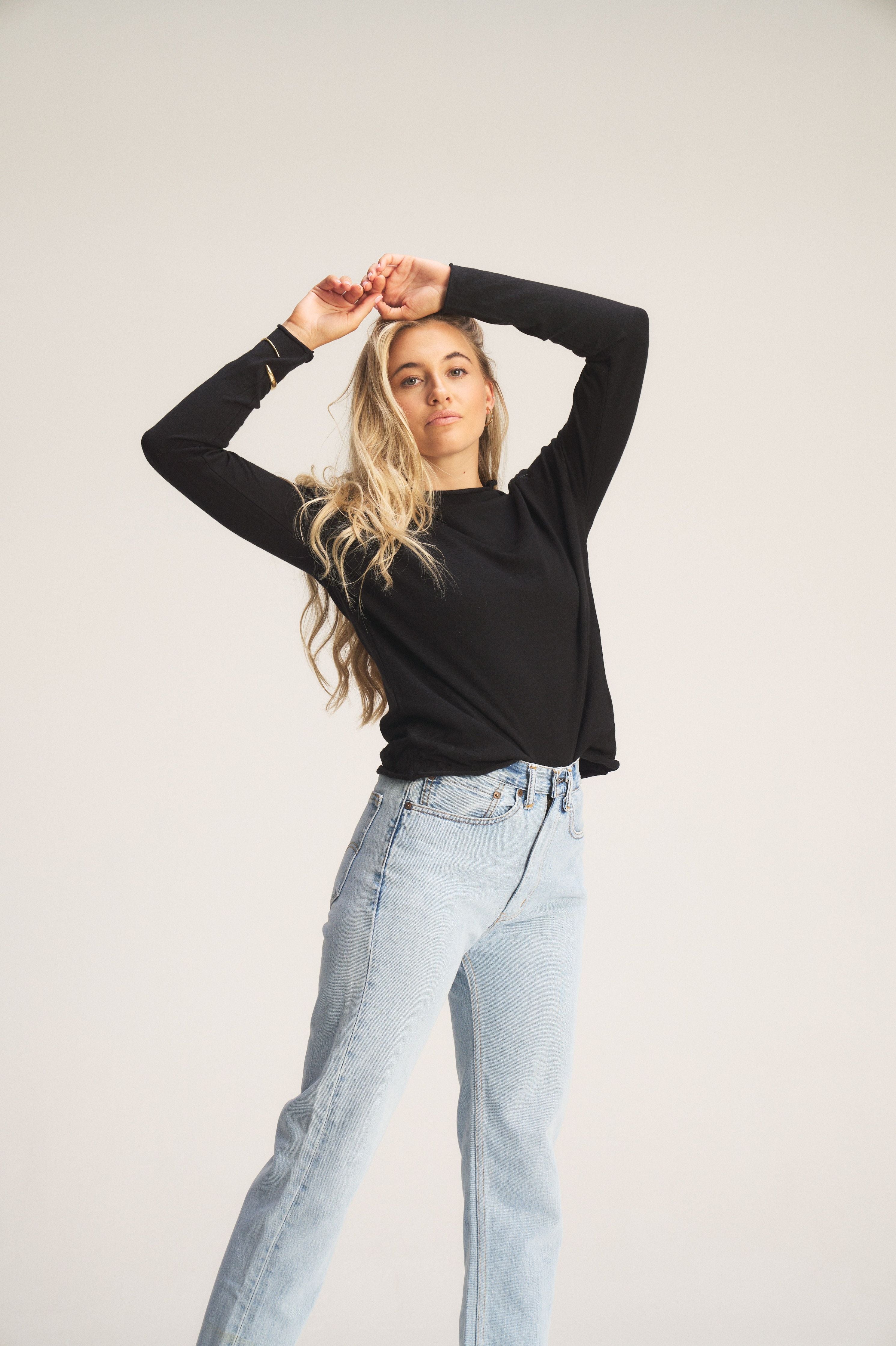 Milan Roller Neck Jumper - Black