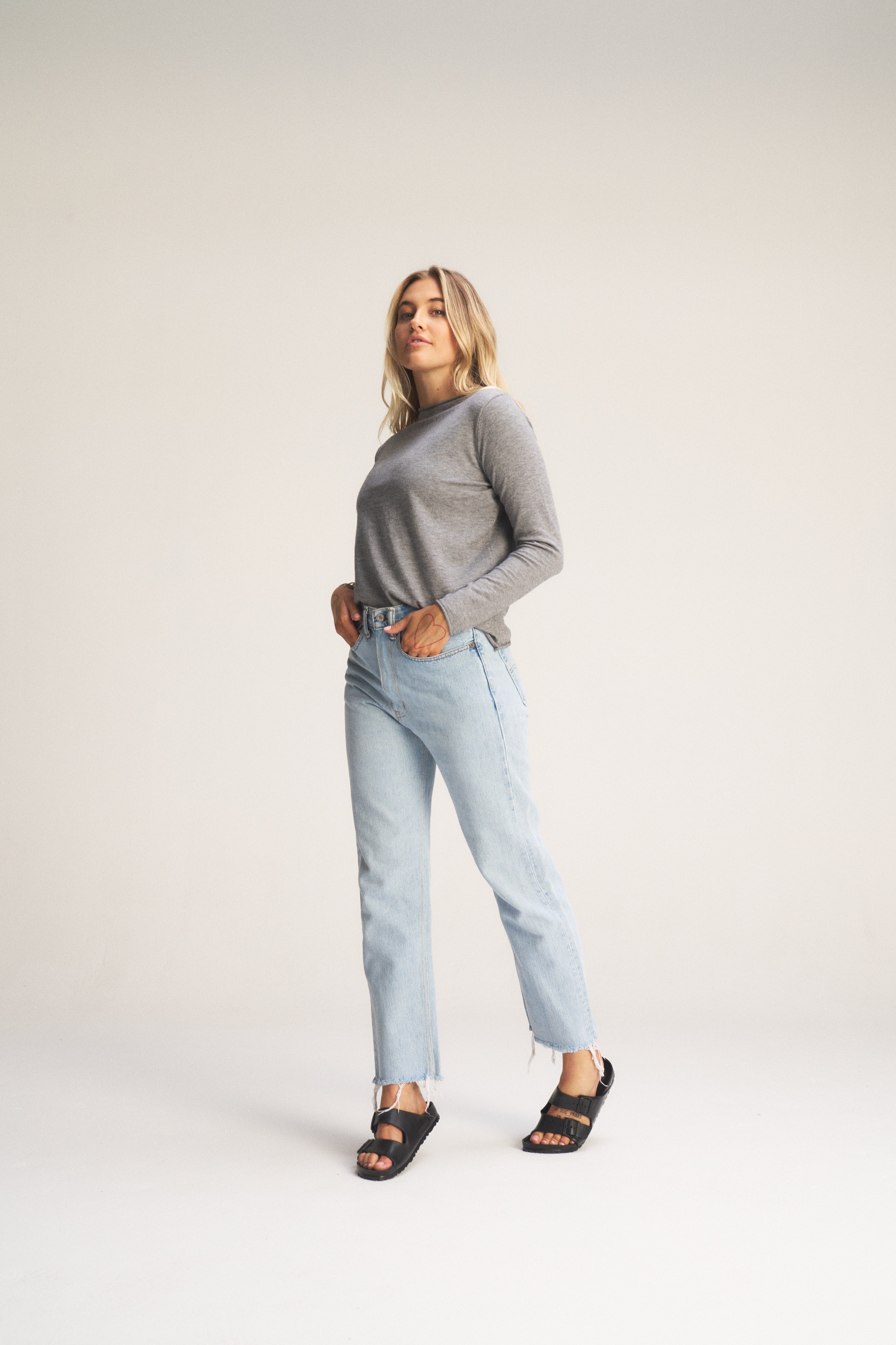 Milan Roller Neck Jumper - Grey