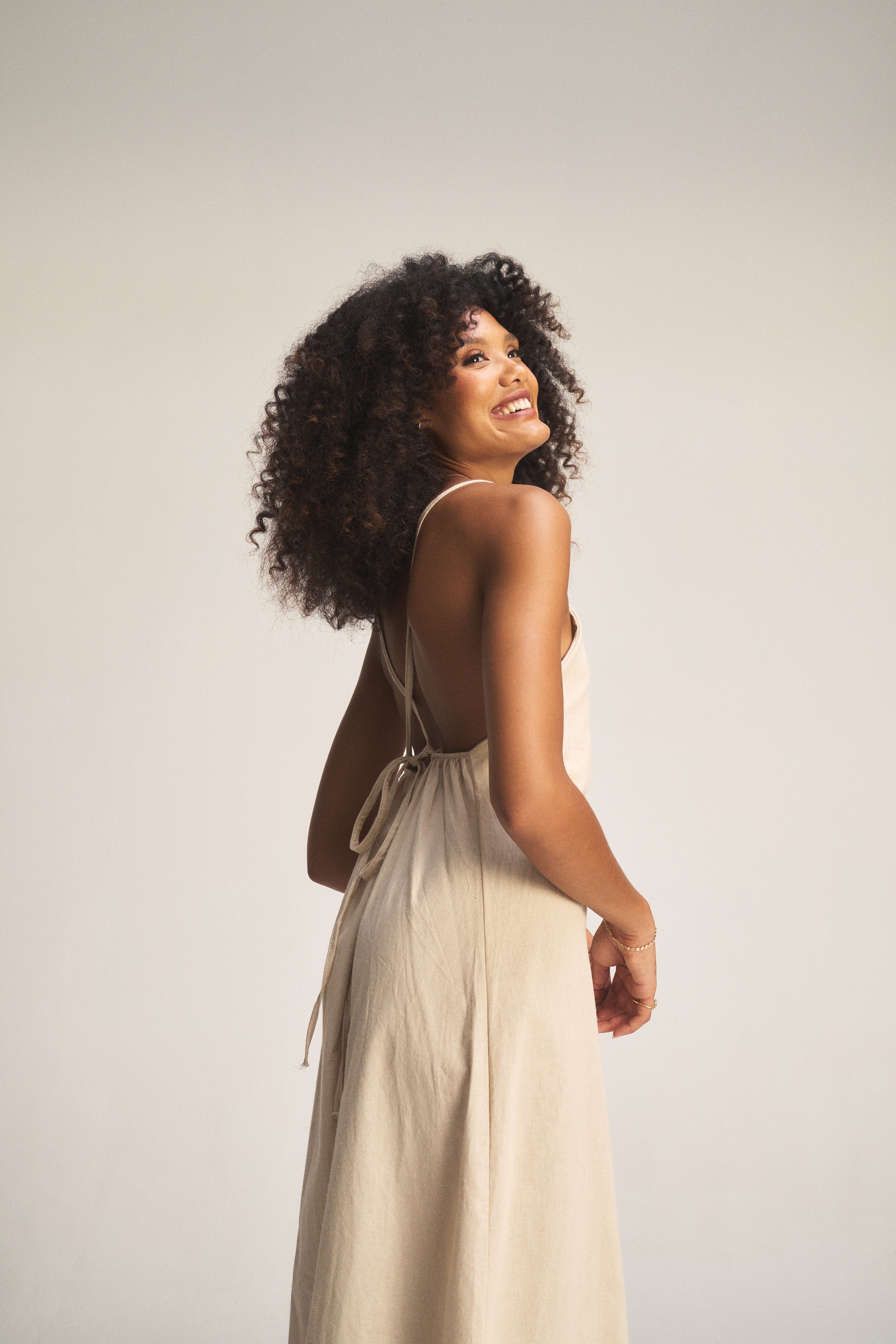 Strappy midi dress