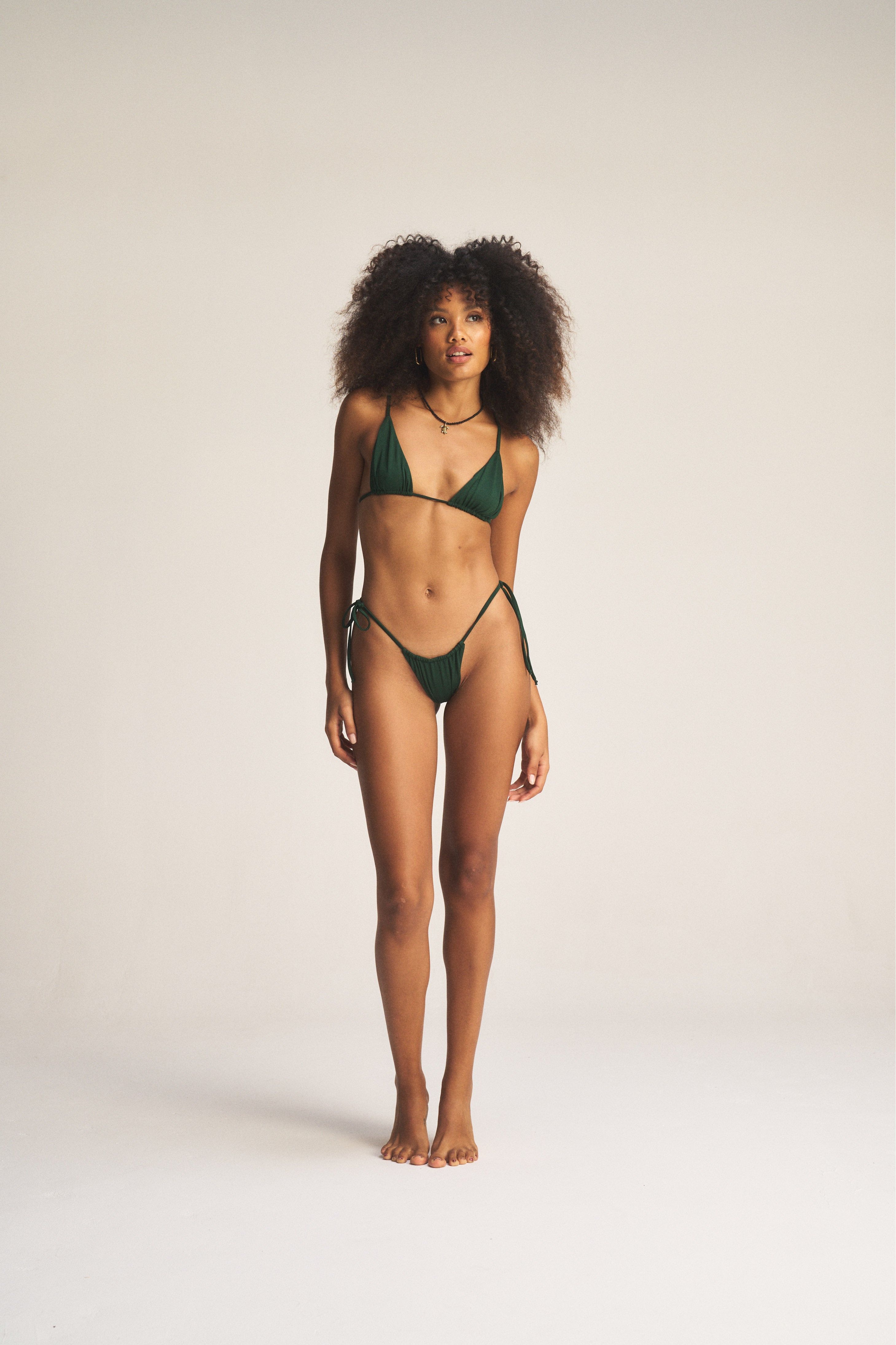 String Top & Bottoms Bikini Set