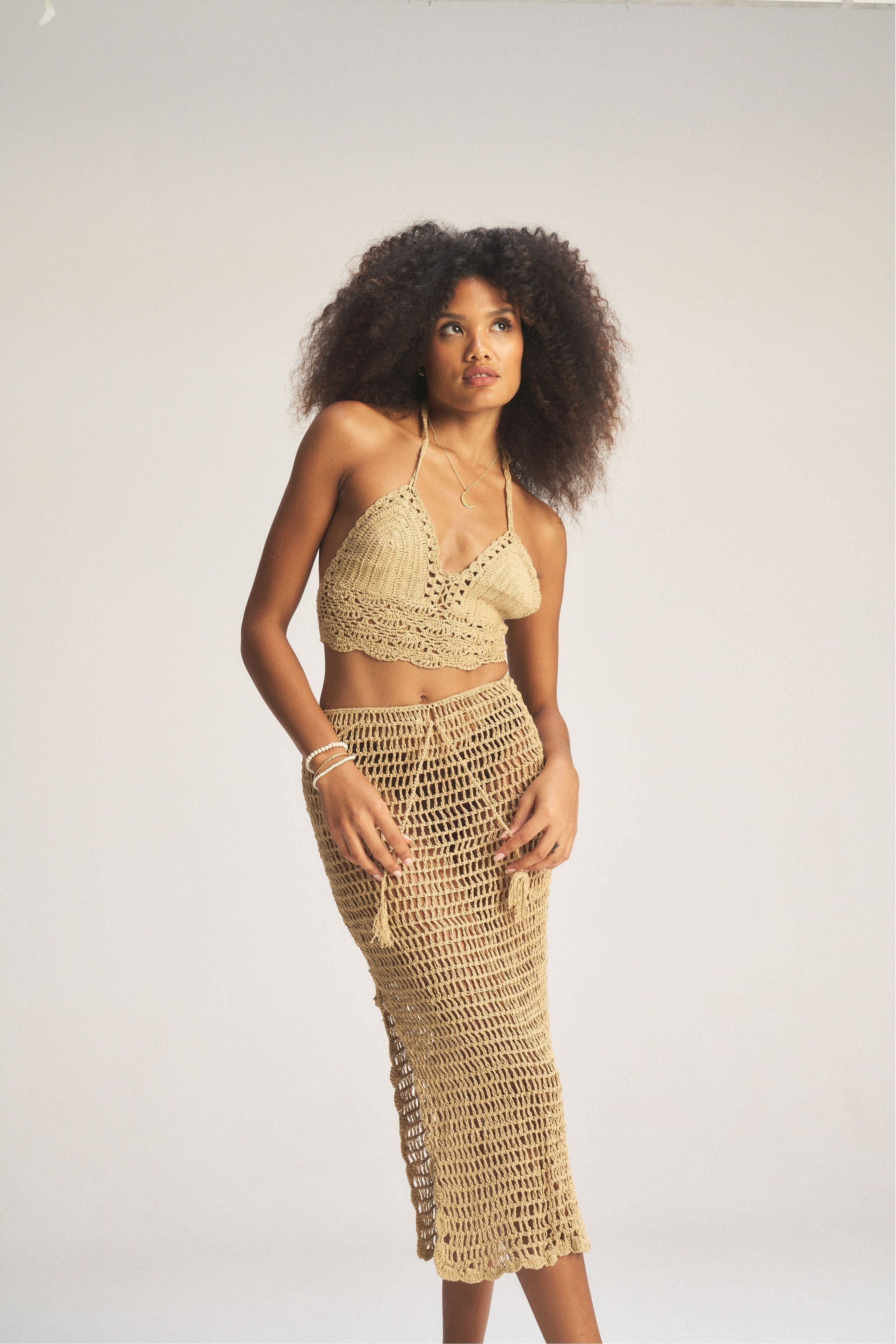 Crochet Top - Sand