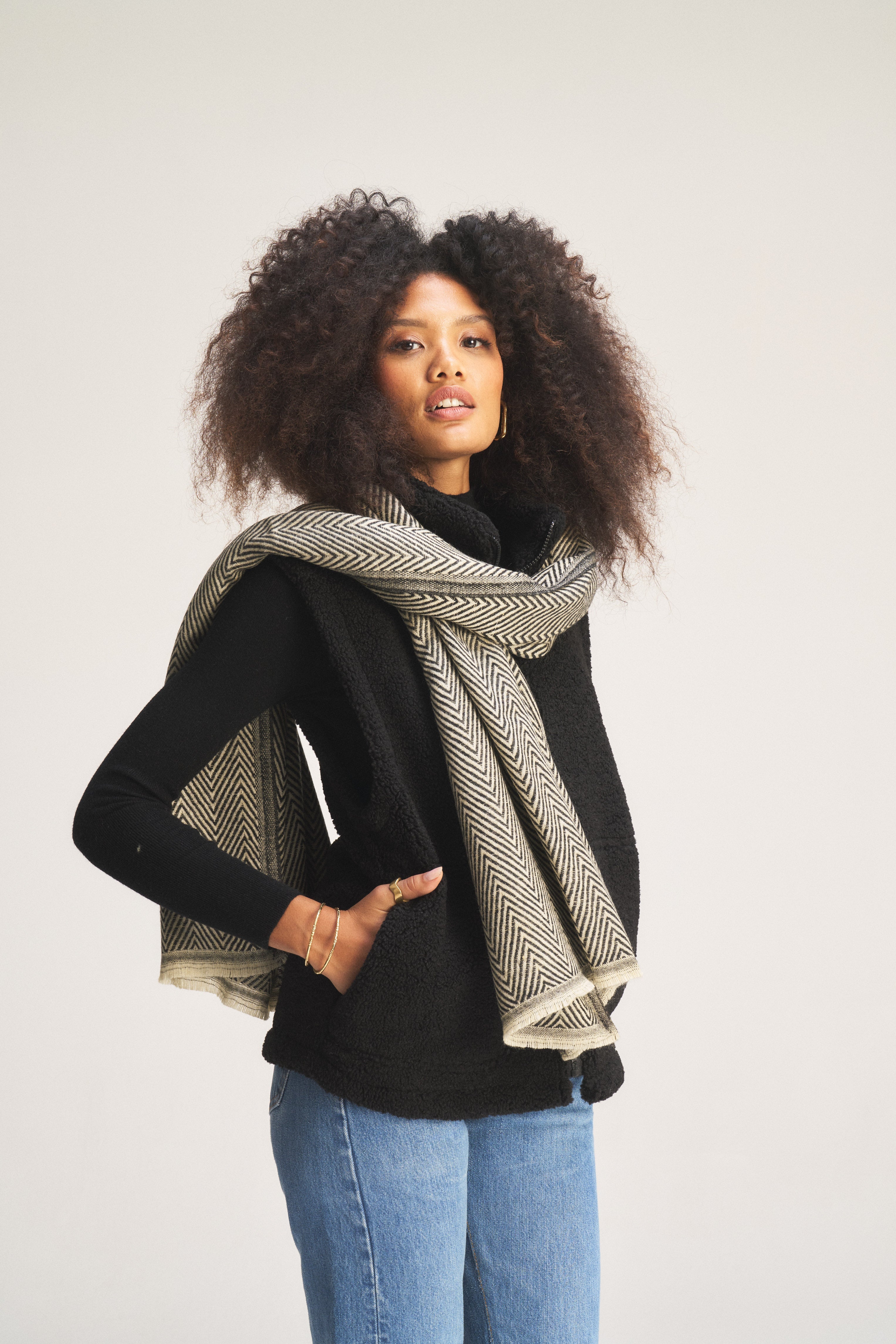 Cozy Scarf - Fog Grey