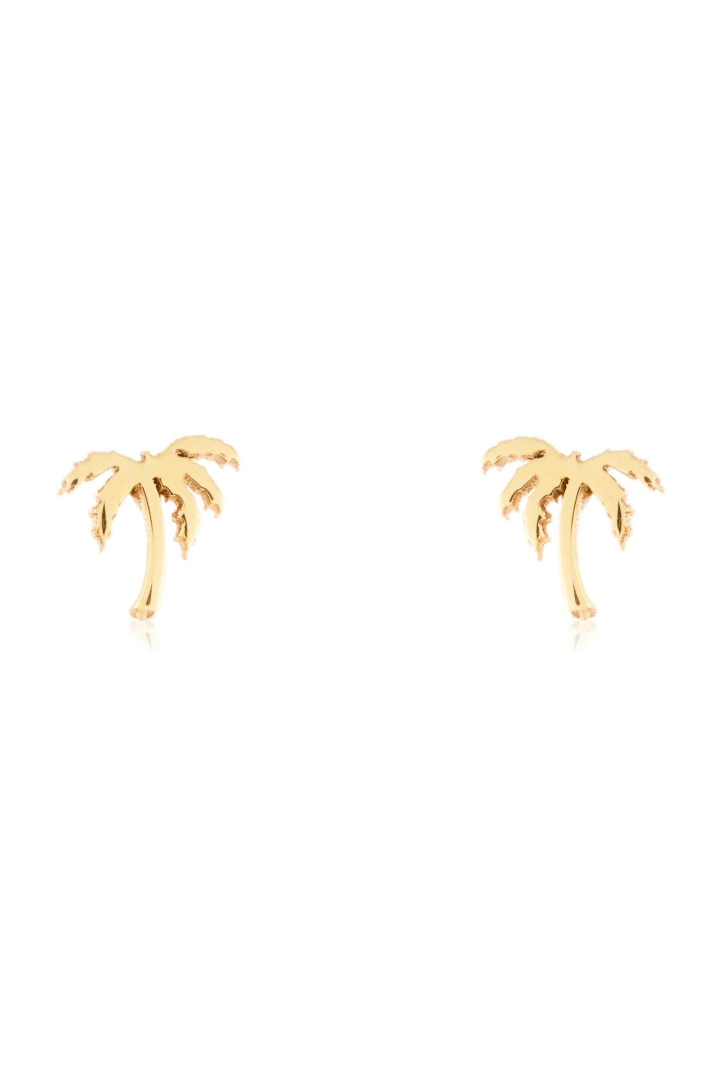 Tiny palm tree studs