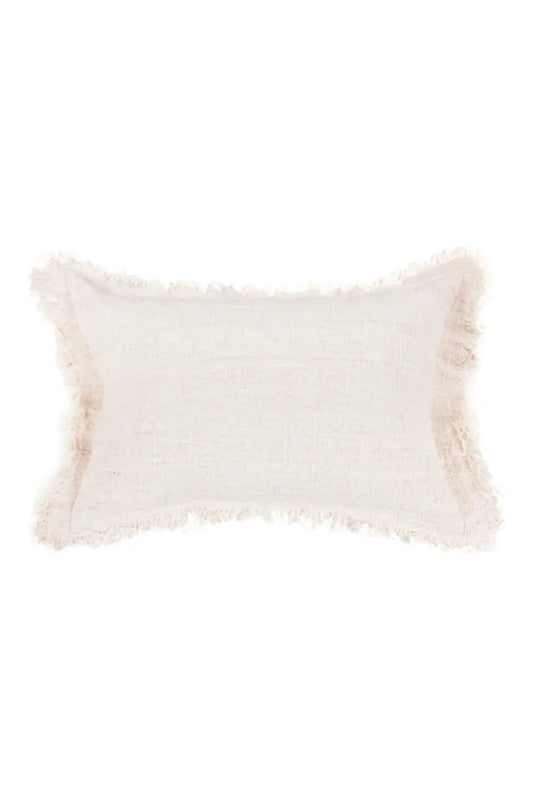 Cotton cushion long - natural