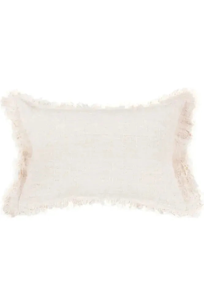 Cotton cushion long - natural