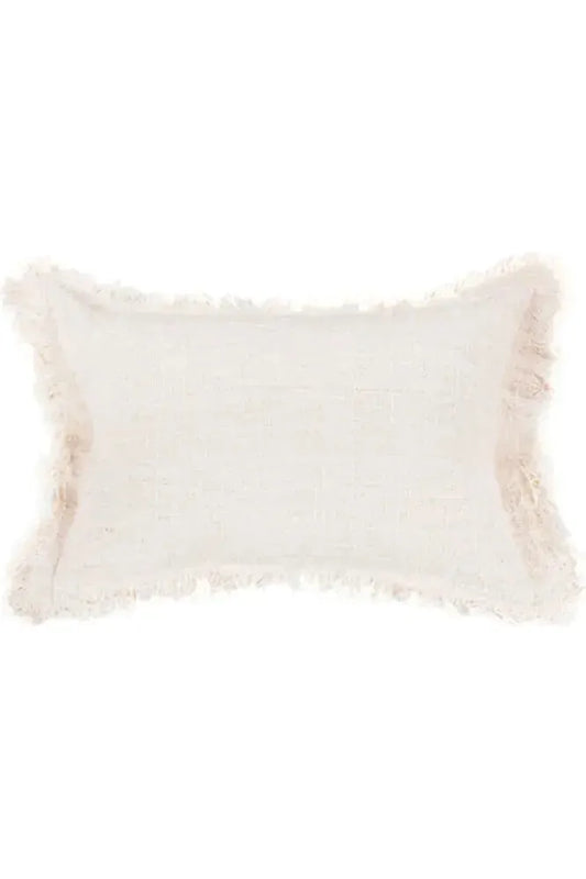 Cotton cushion long - natural