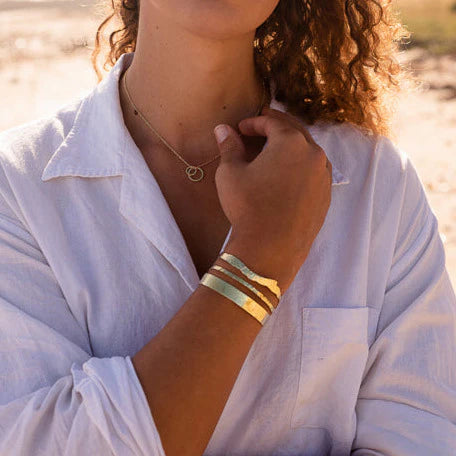Skinny Hammered Cuff