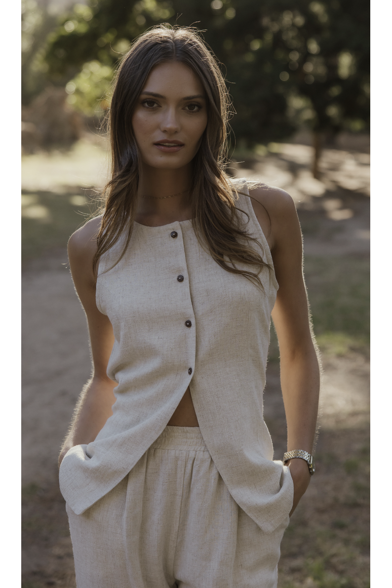 Corfu Pants - Stone